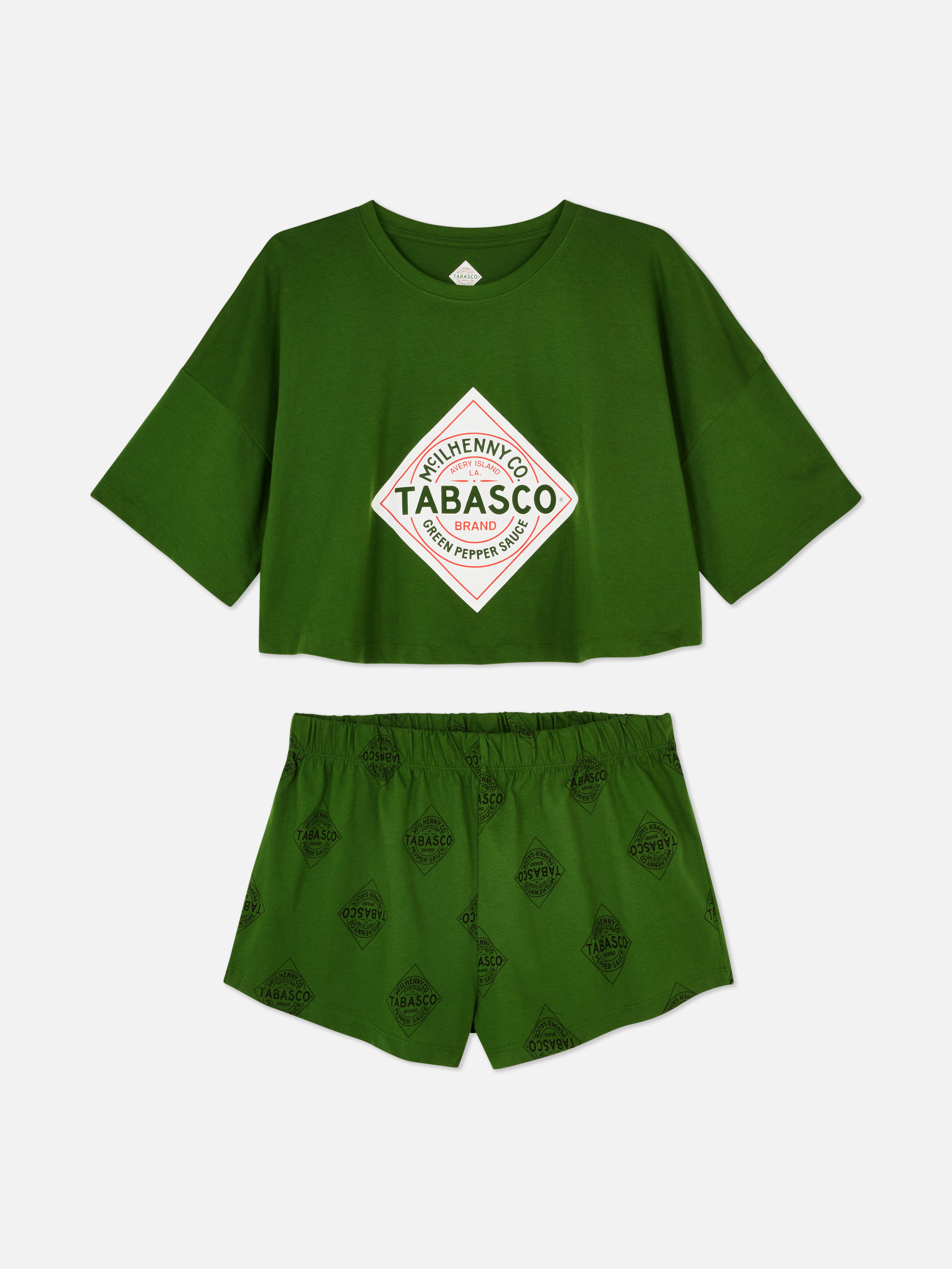 Pyjama shorty à imprimé Tabasco