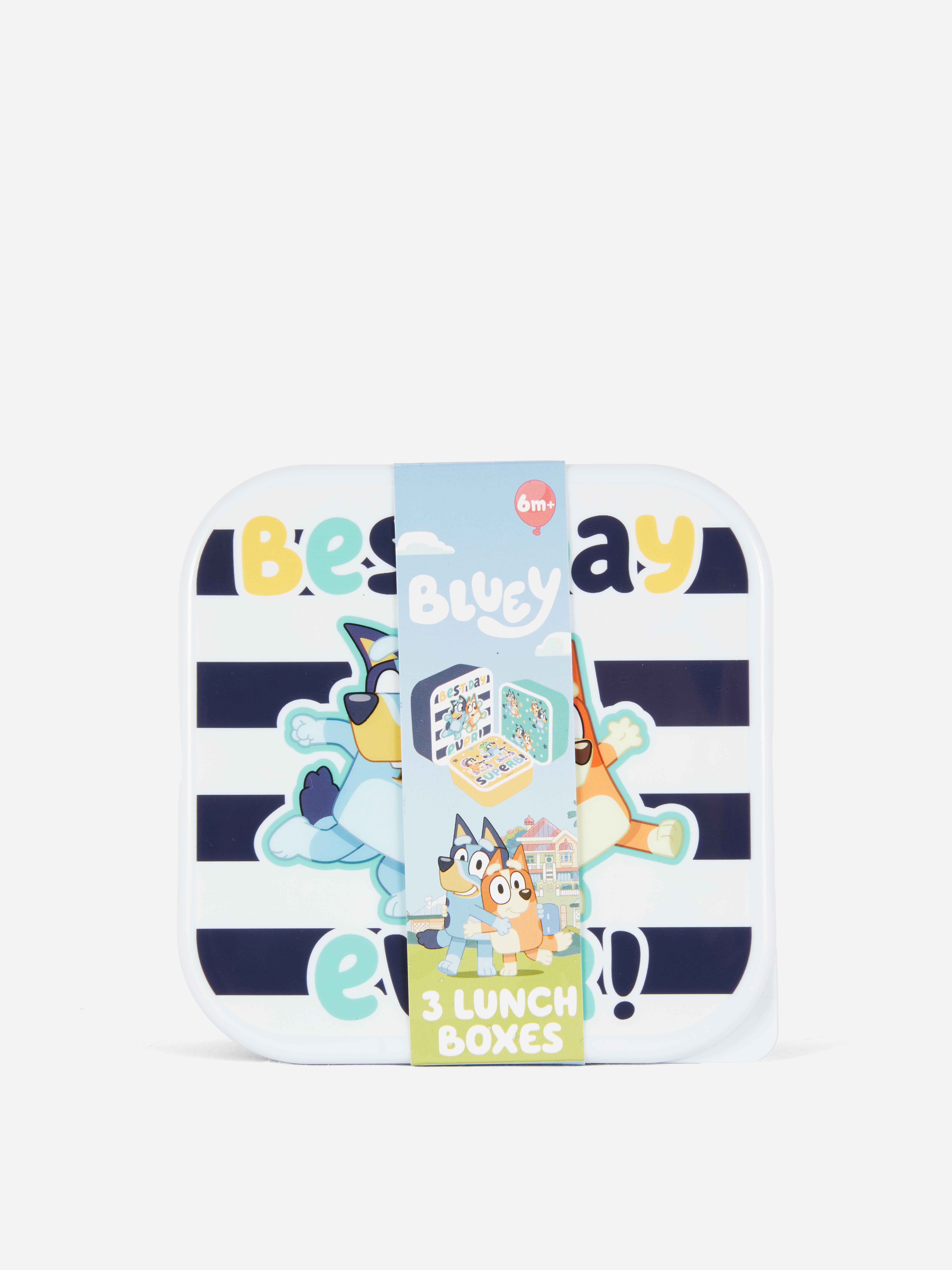 3-Pack Bluey Stackable Snack Packs