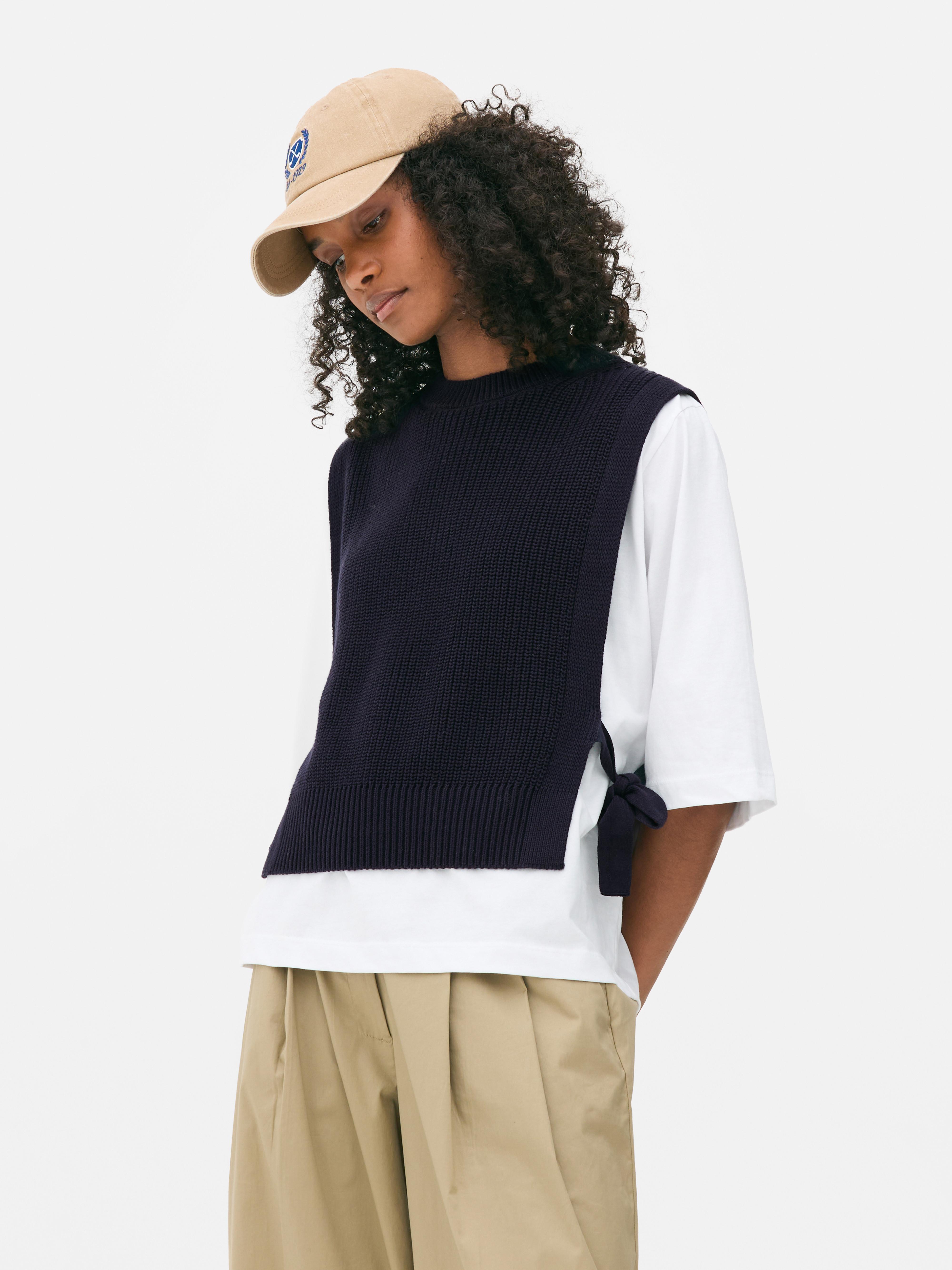 T-shirt met zijstrikjes