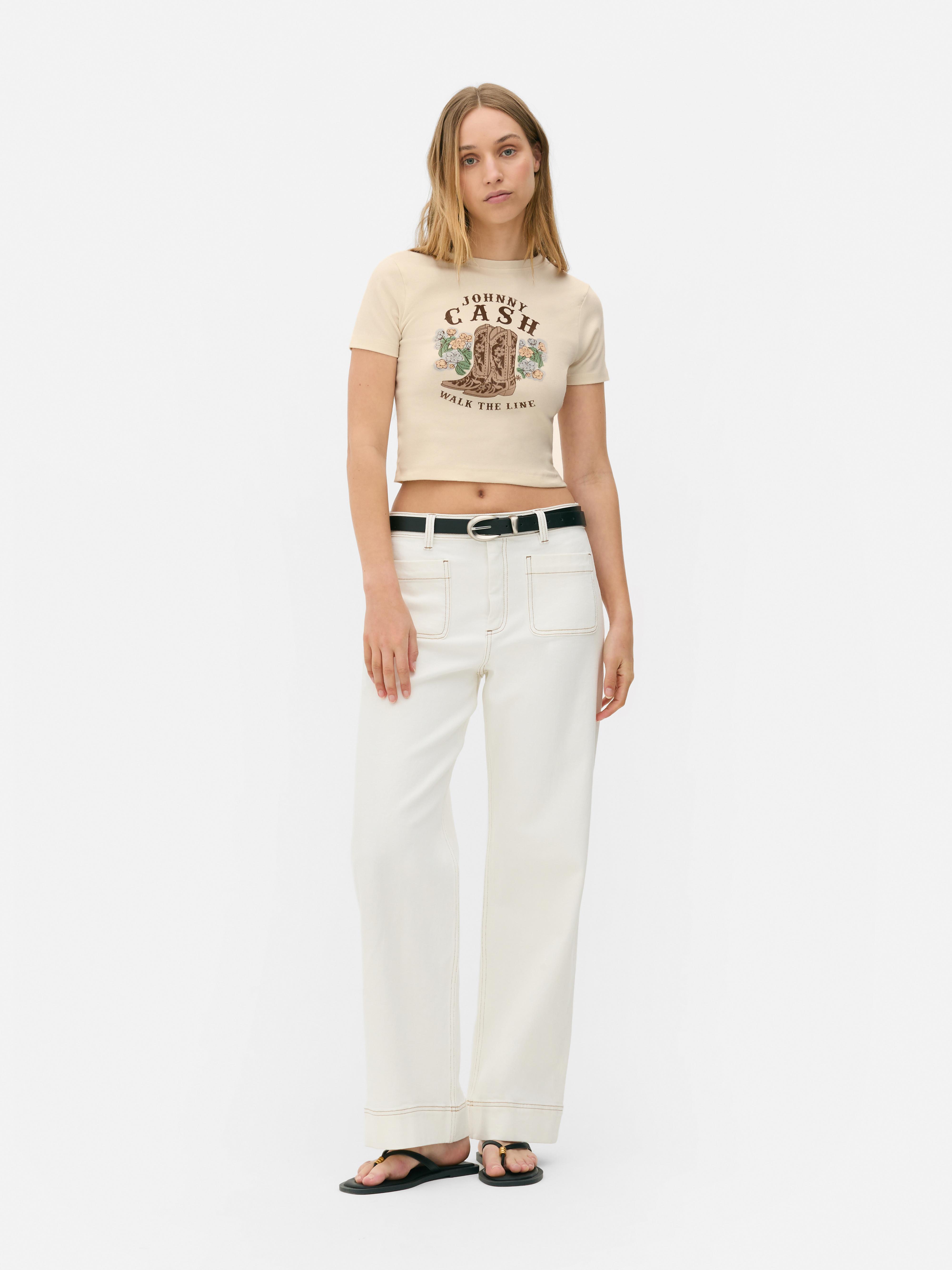 T-shirt curta Johnny Cash