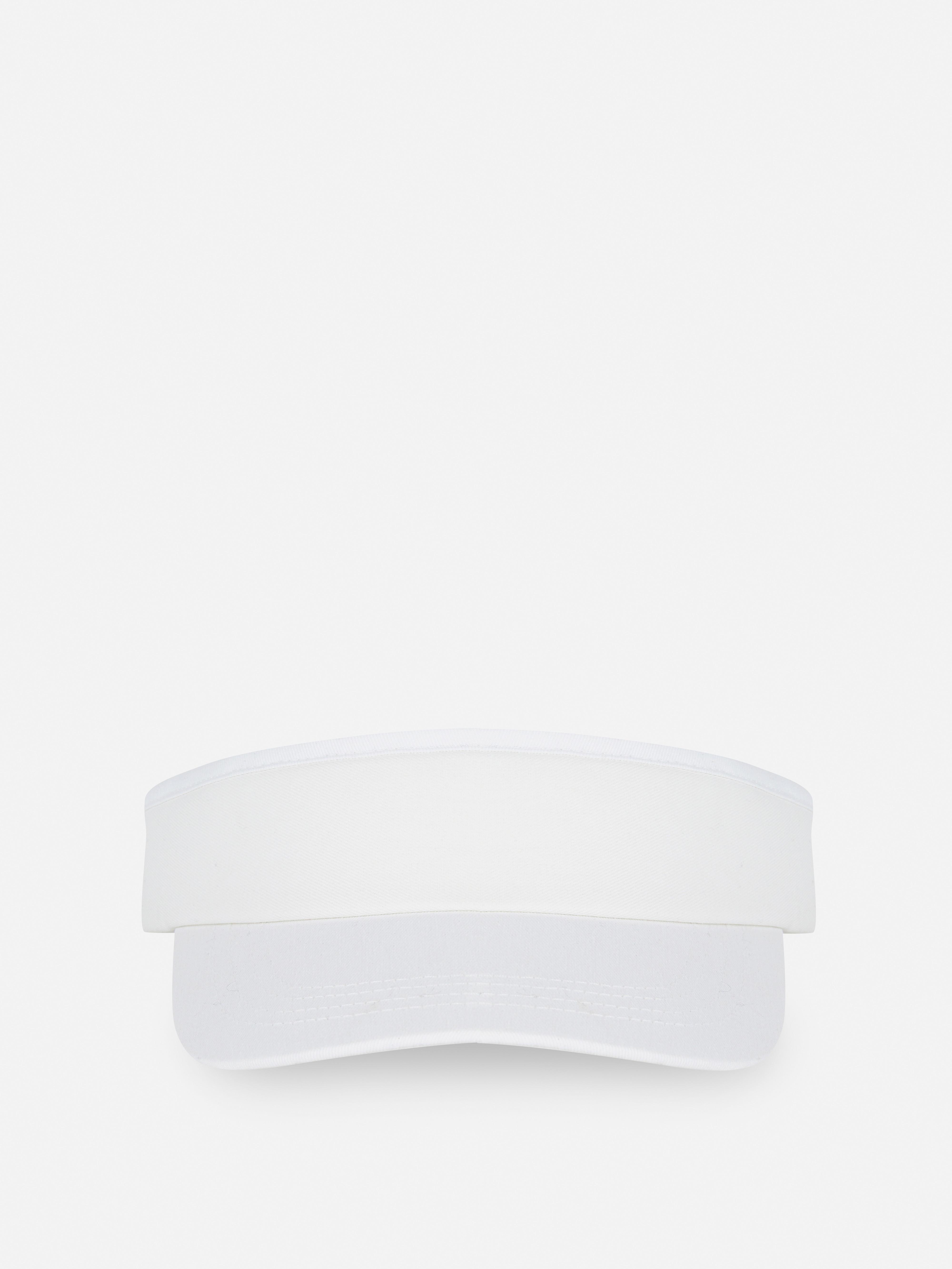 Canvas zonneklep Wit