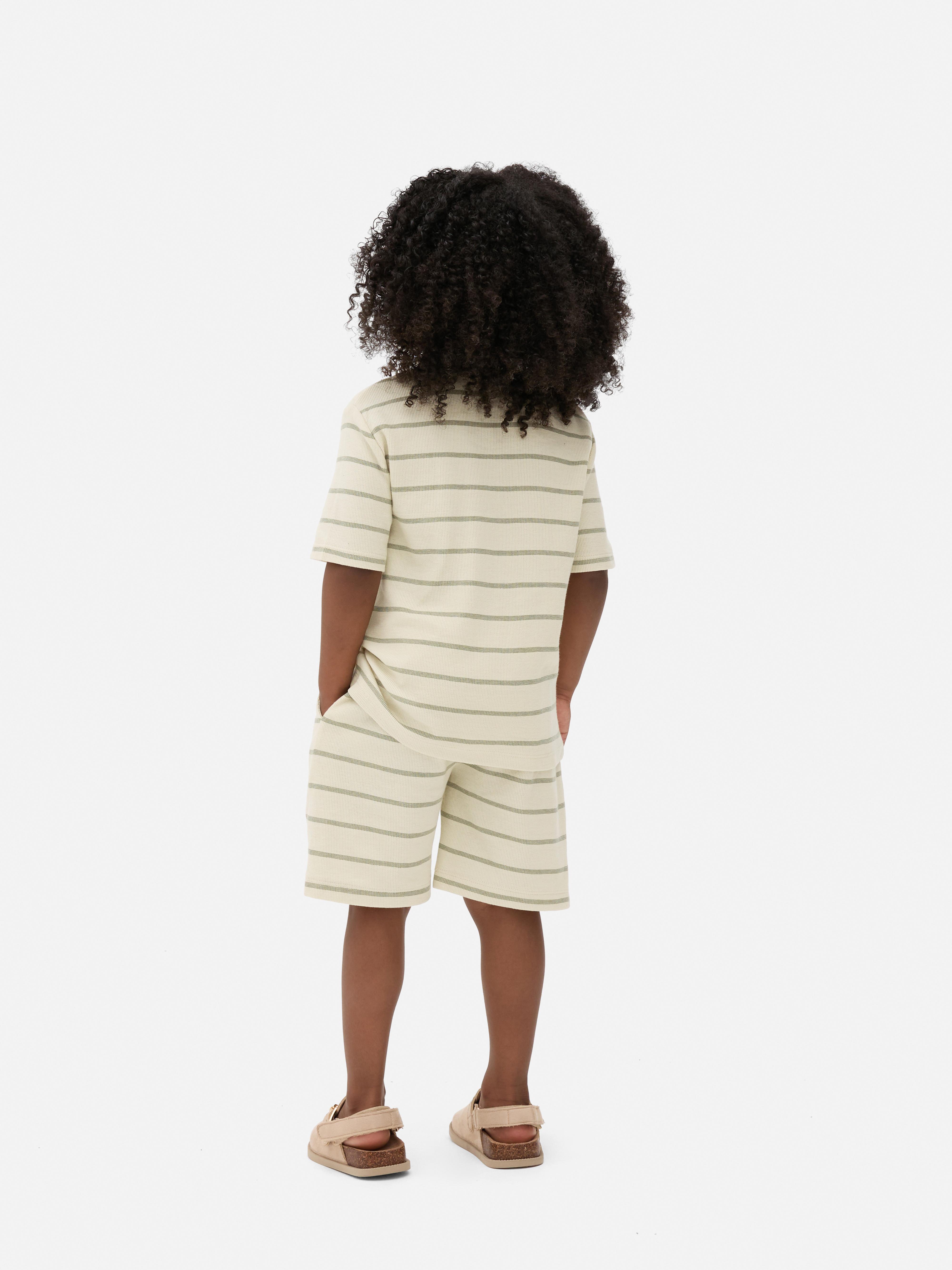 1,5–8 Jahre | Set mit gestreiftem Poloshirt und Shorts