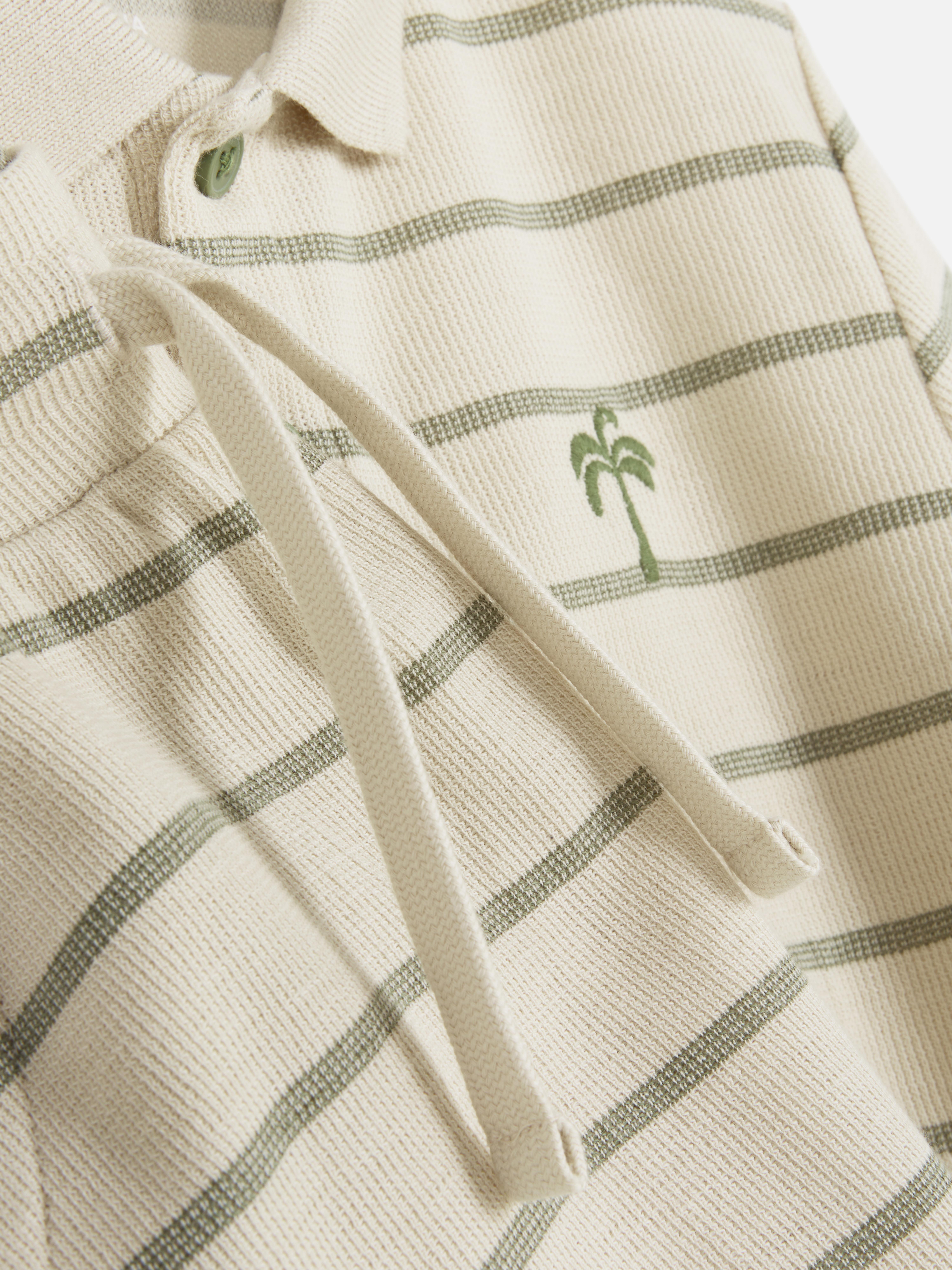 1,5–8 Jahre | Set mit gestreiftem Poloshirt und Shorts
