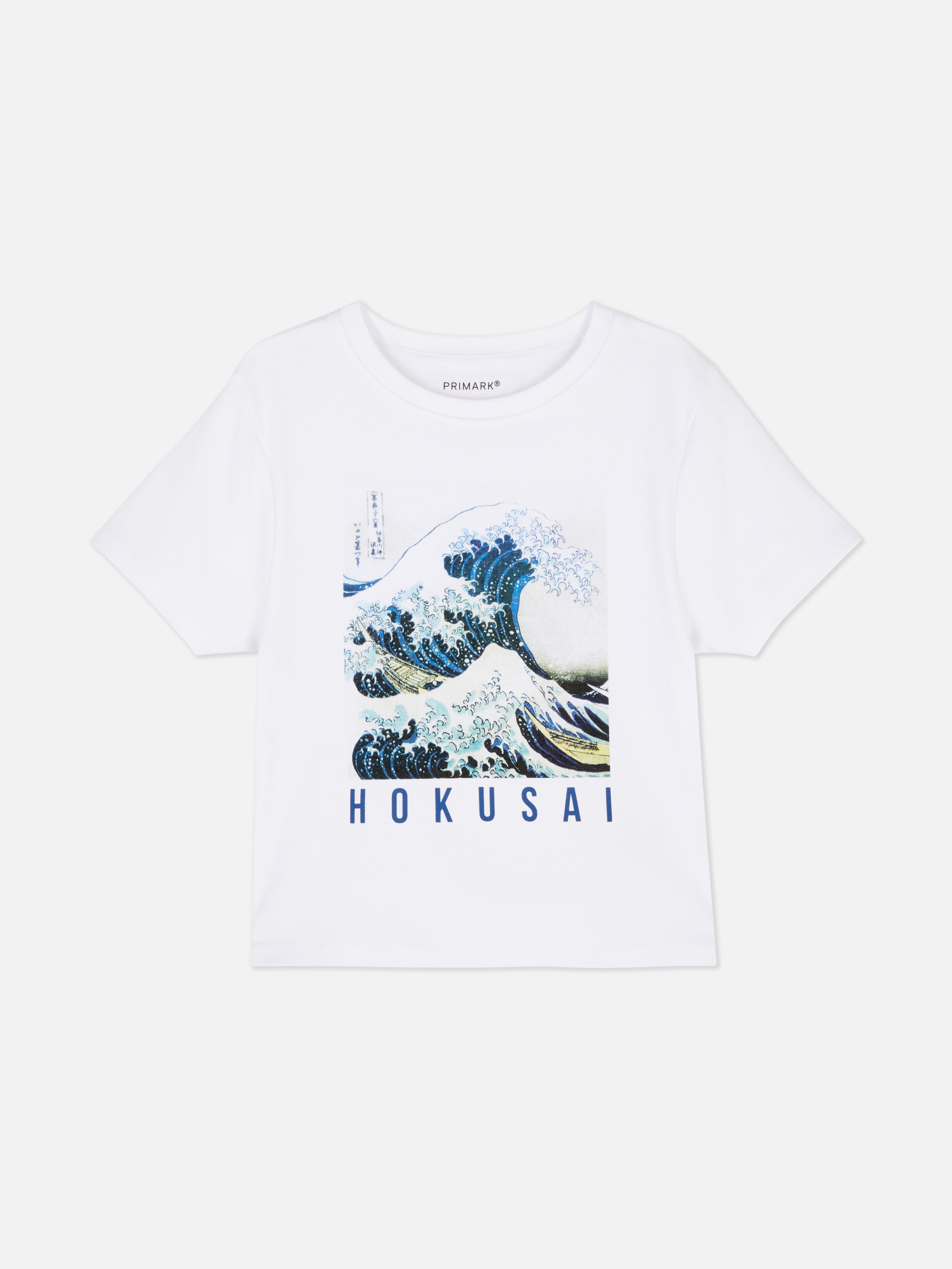 Kurzes „Hokusai Die große Welle“ T-Shirt