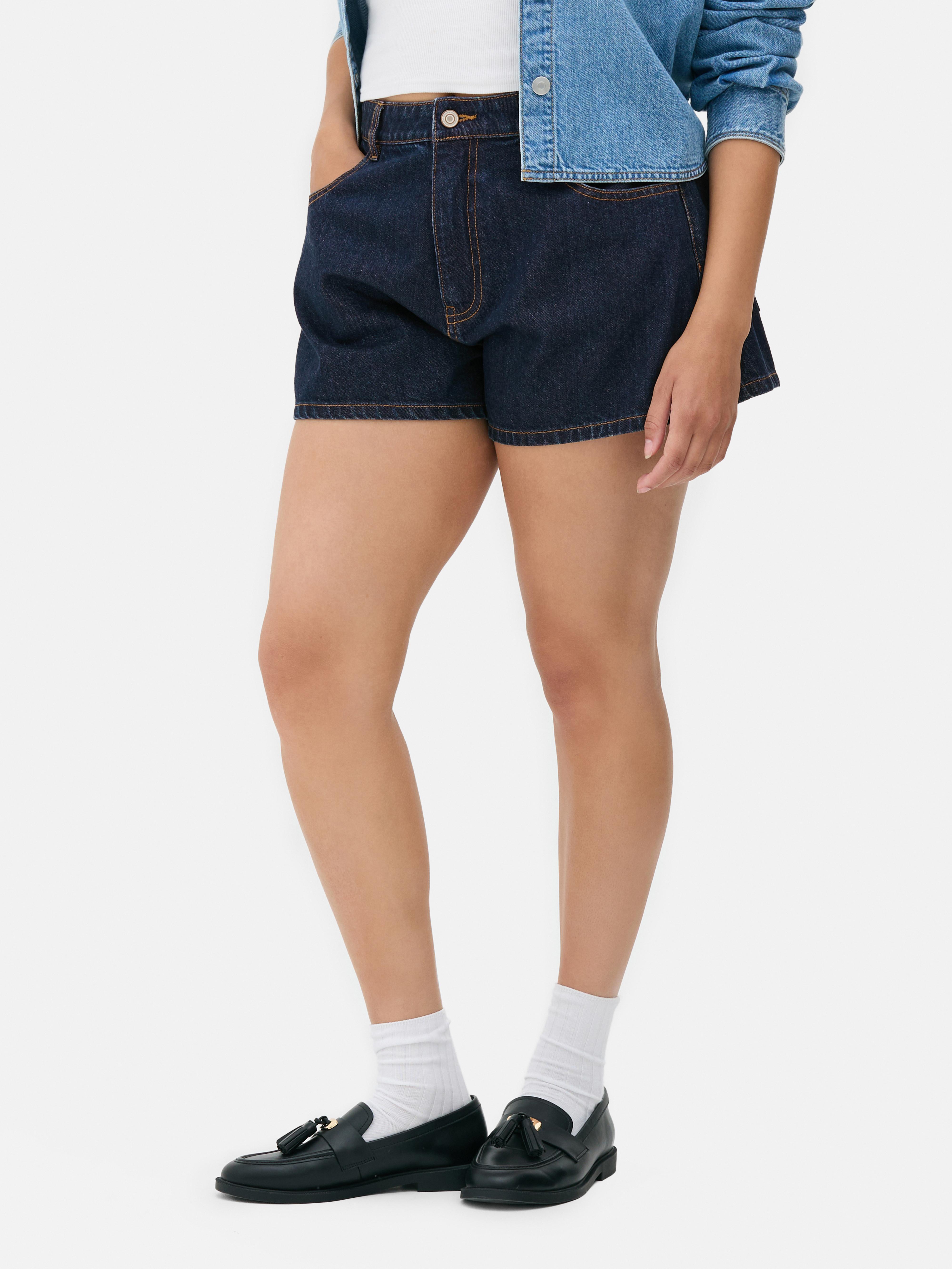 Pantalón corto vaquero acampanado