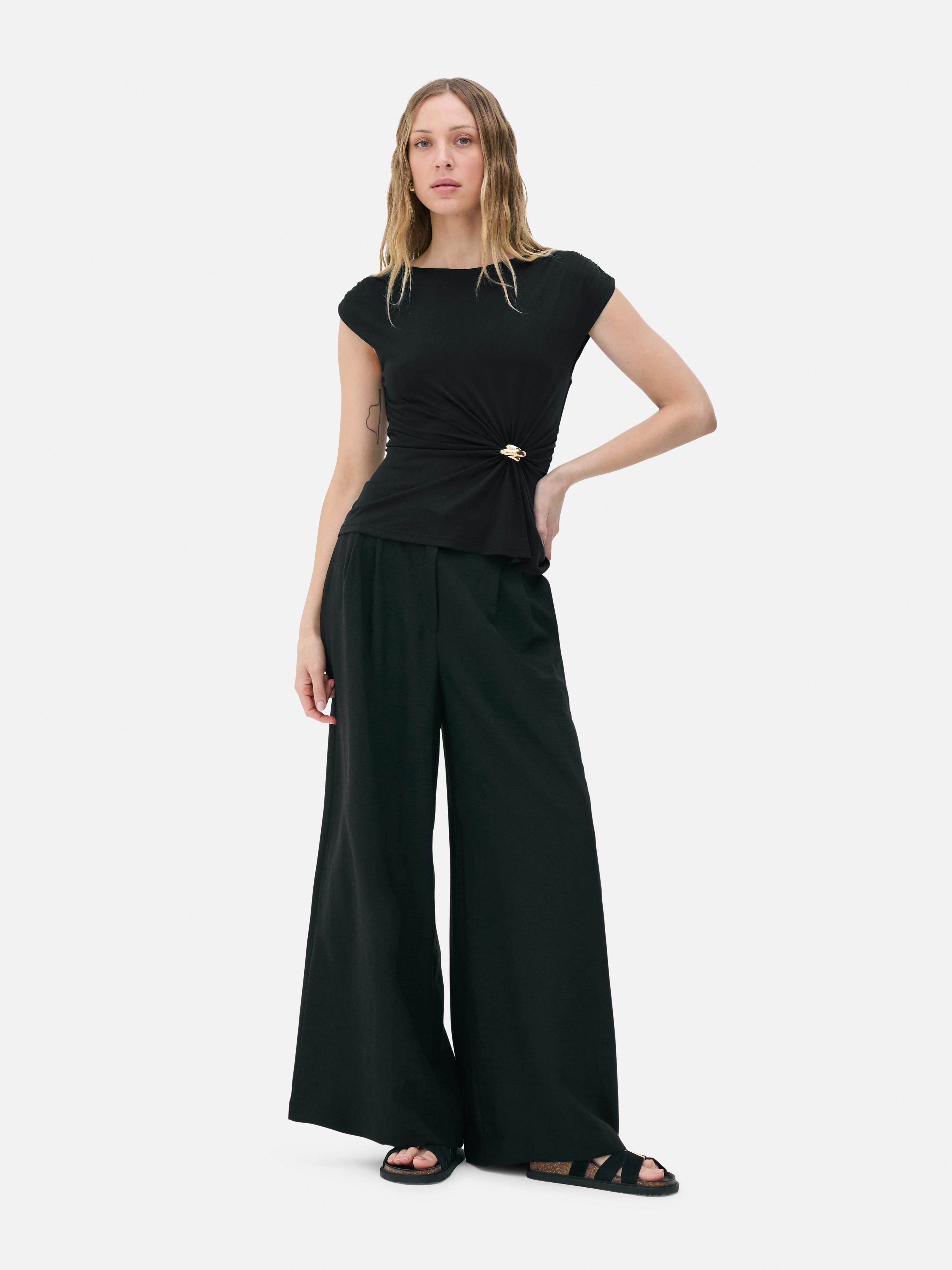 The Edit Hardware Drape Top