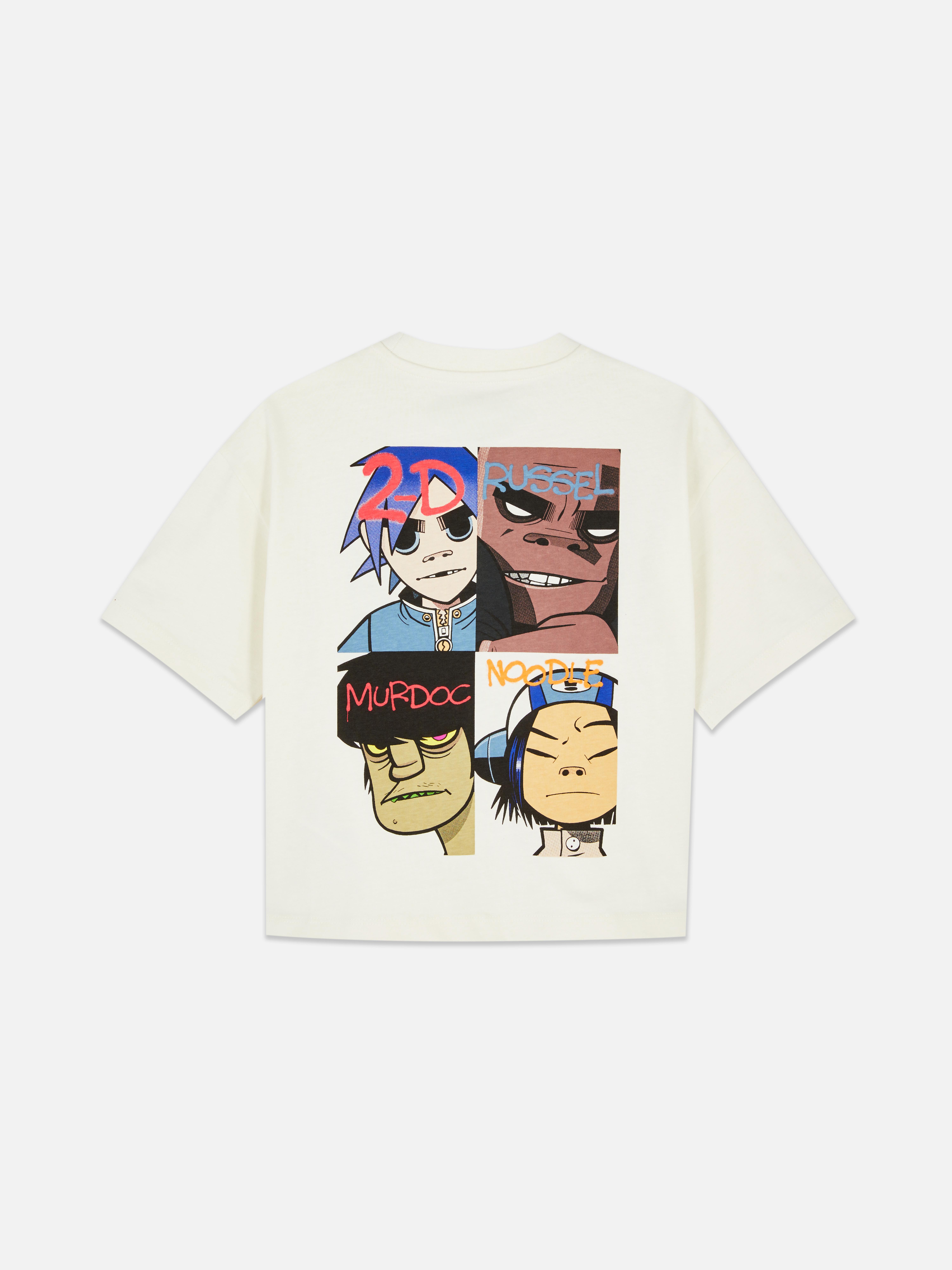 T-shirt à motif Gorillaz