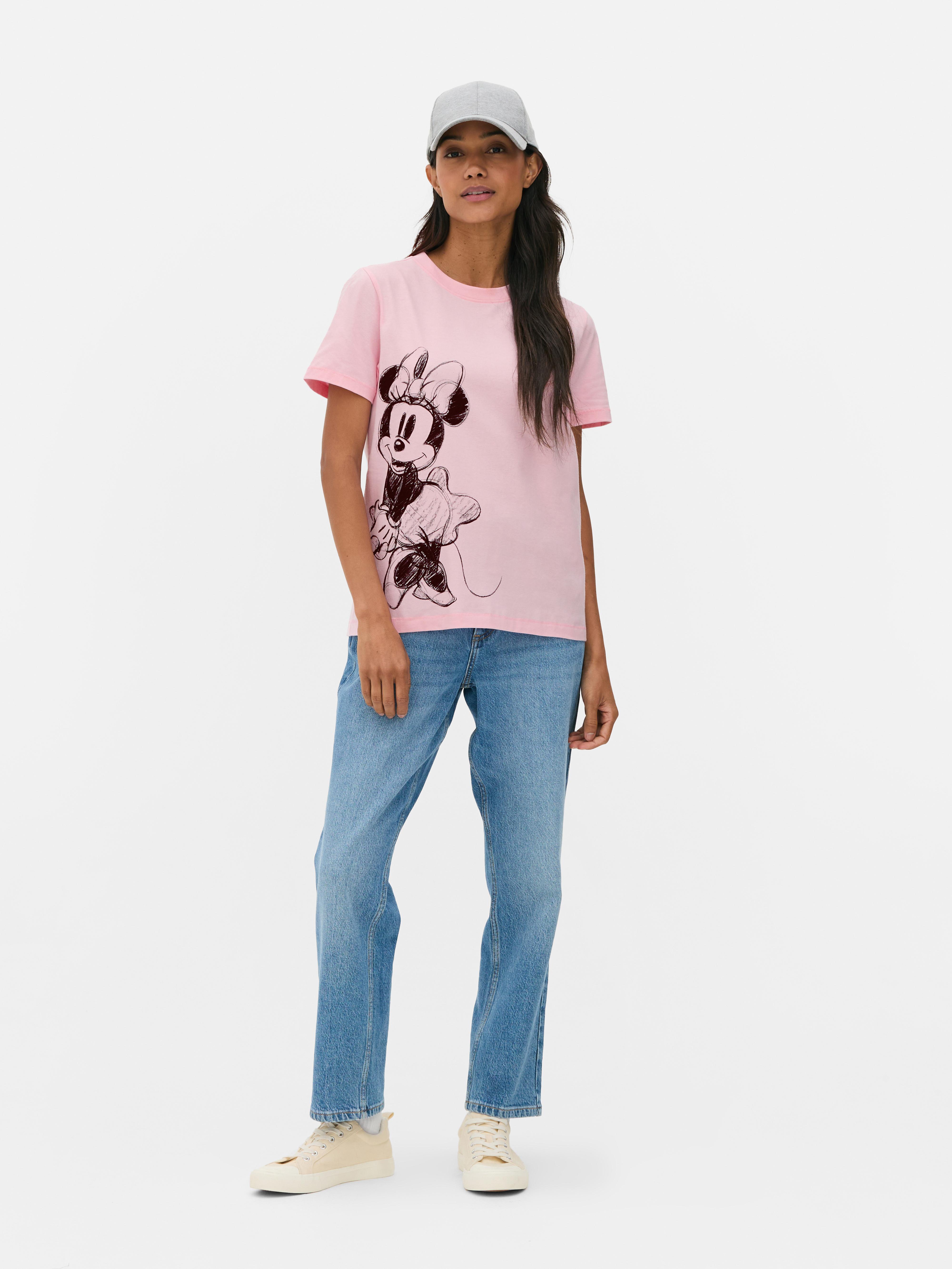 „Disney Minnie Maus“ T-Shirt mit Retro-Print