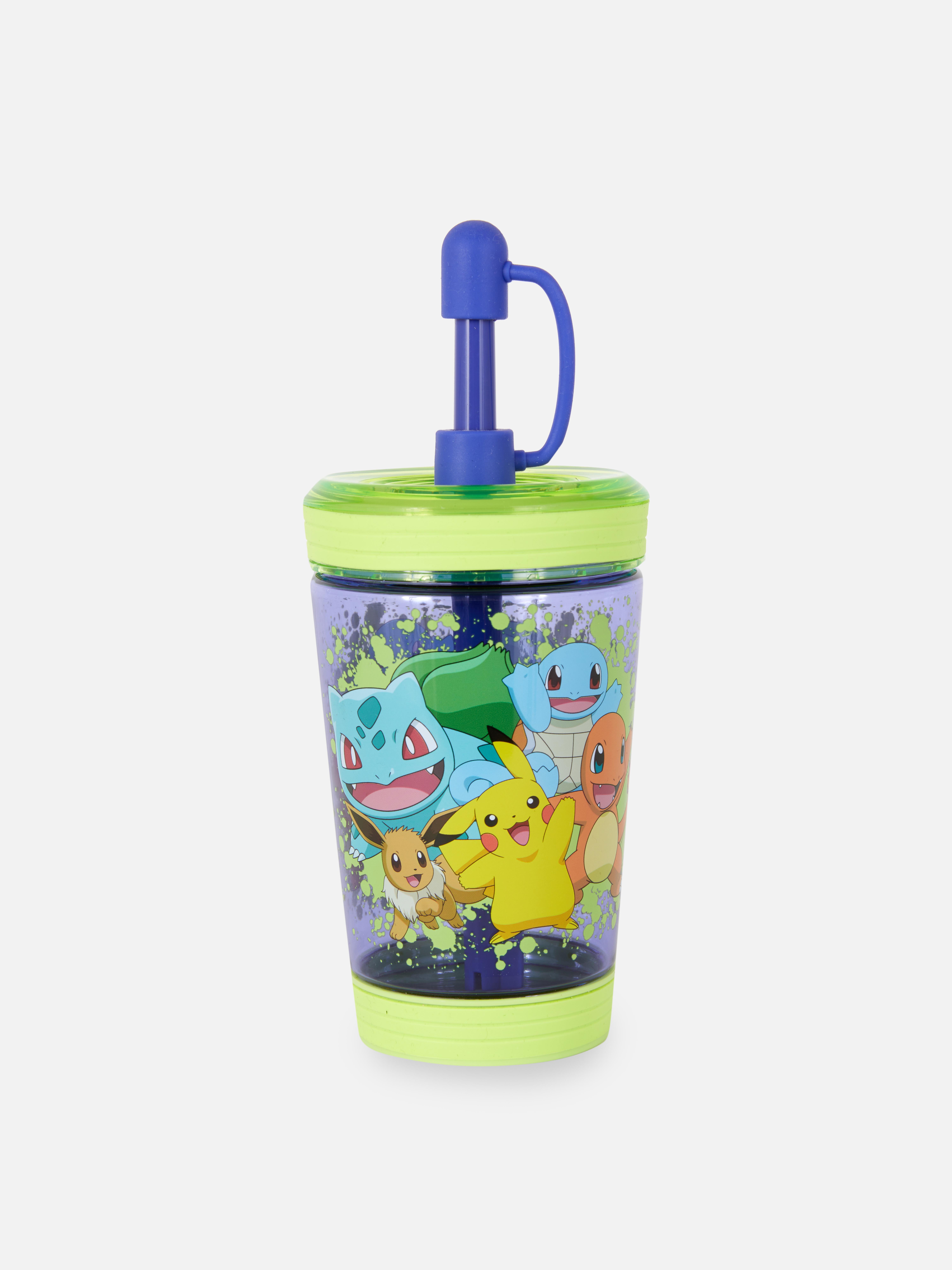 Pokémon Lidded Cup With Straw