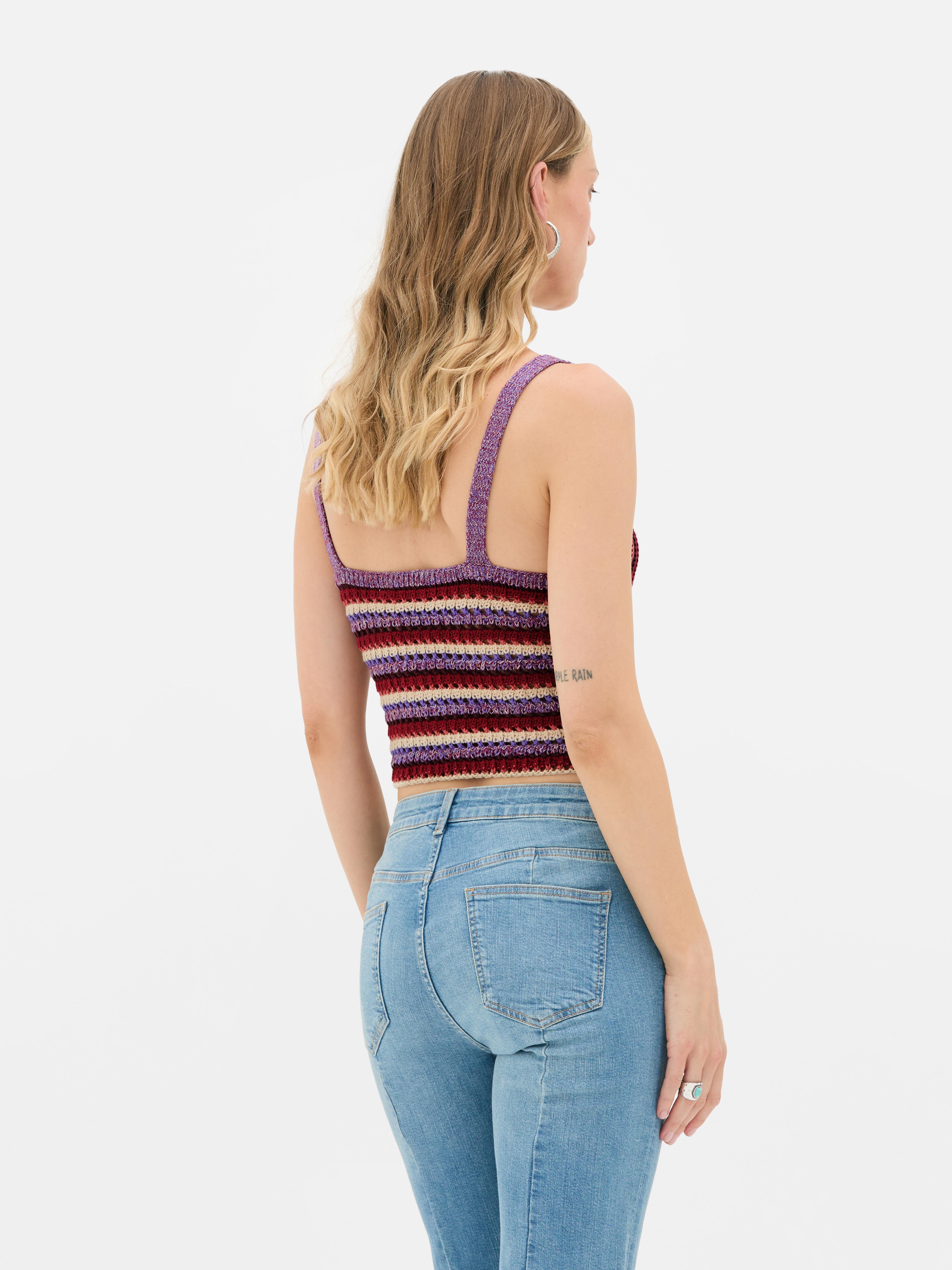 „Rita Ora“ Häkel-Tanktop