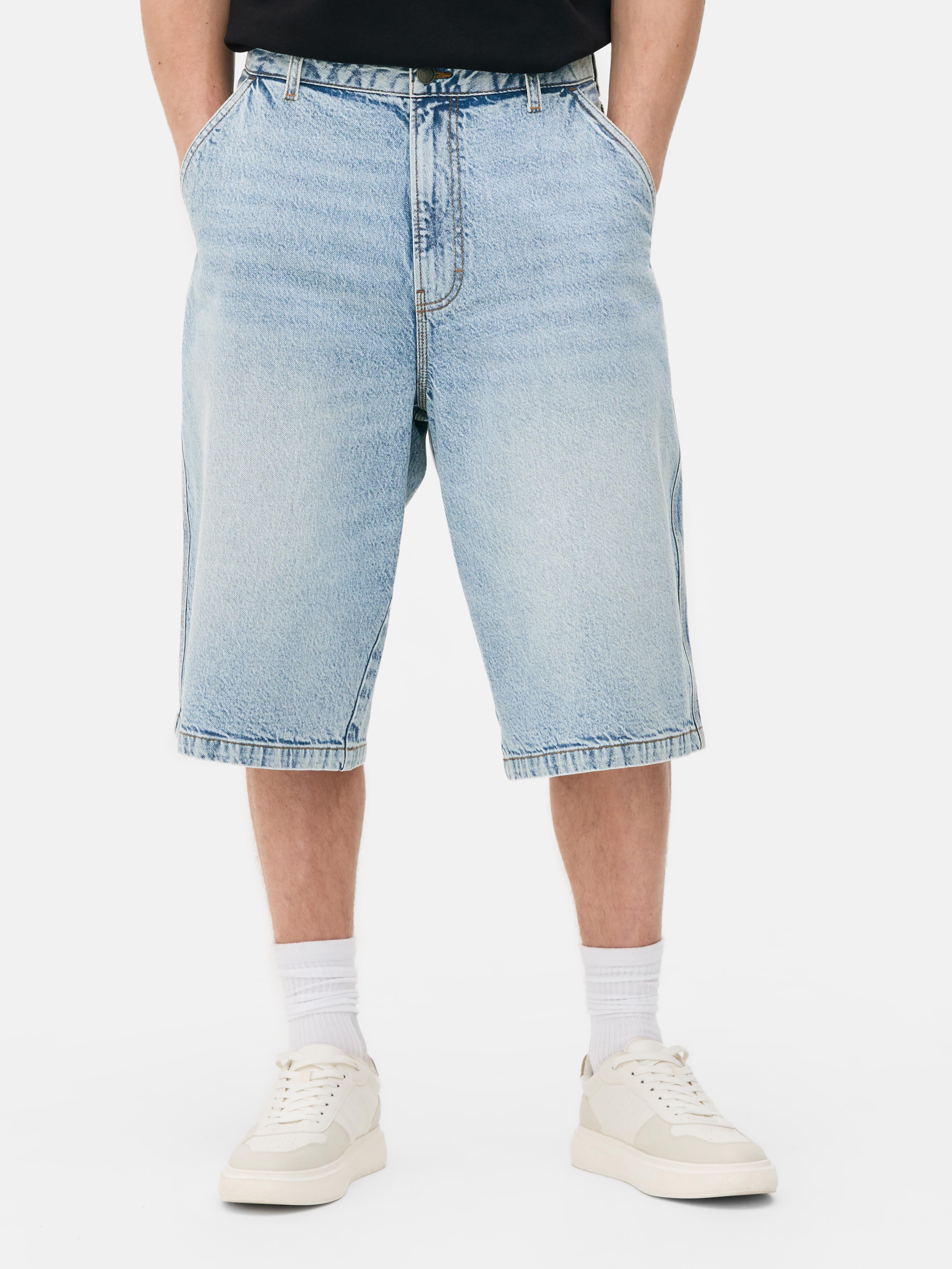 Denim-Shorts Blau