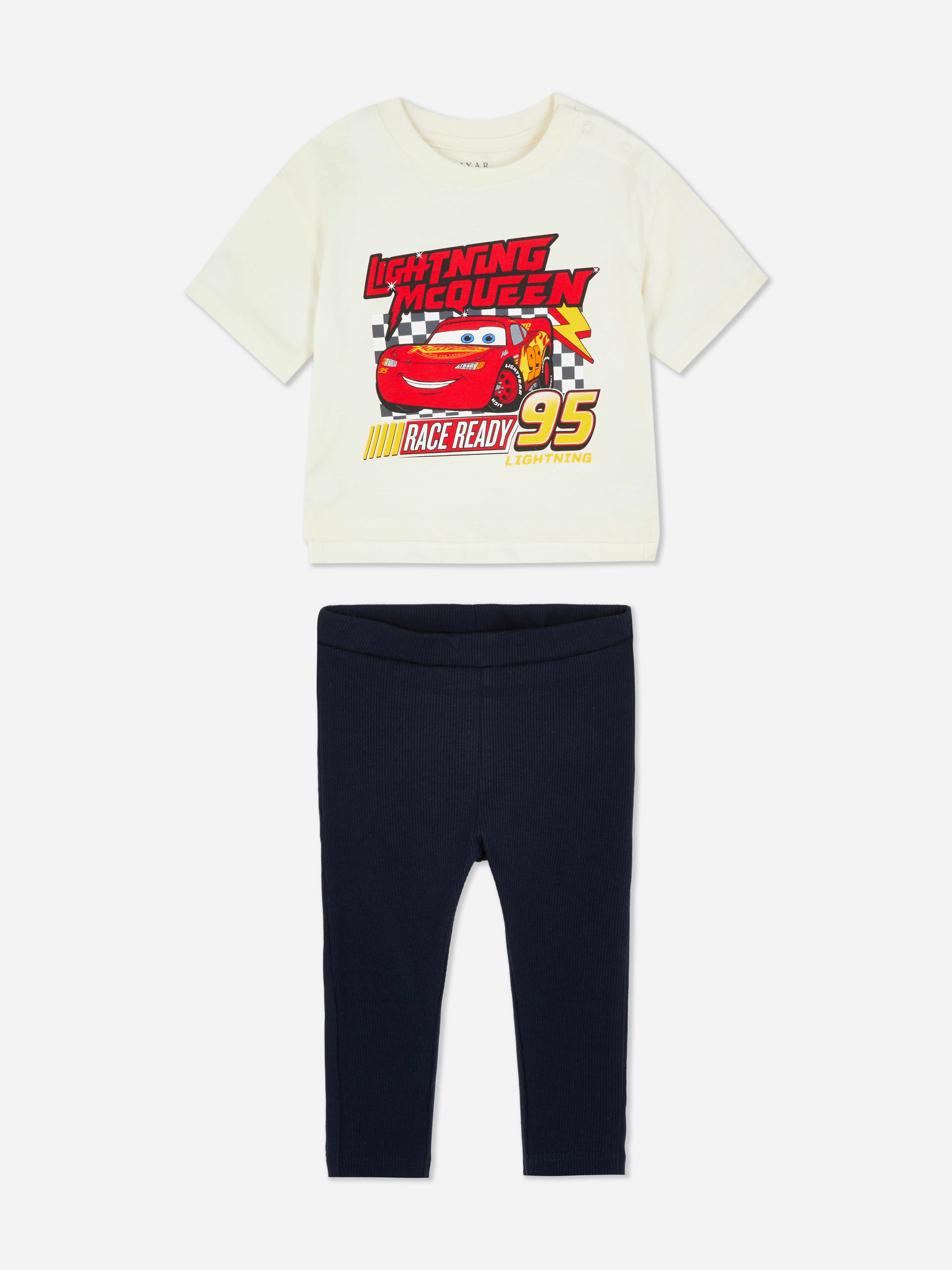 Conjunto t-shirt/leggings Carros Disney Pixar