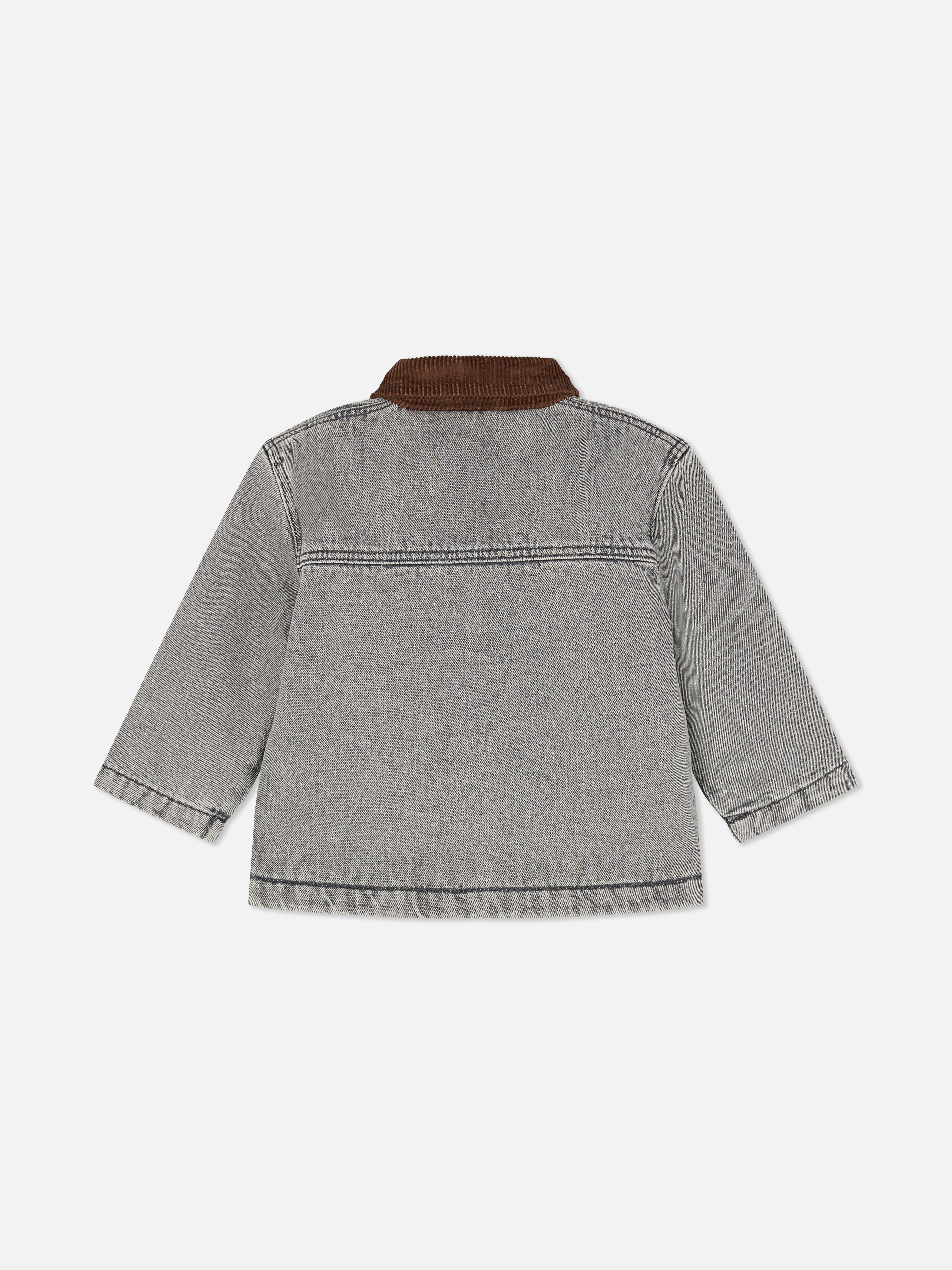0-36mths | Corduroy Collar Denim Jacket