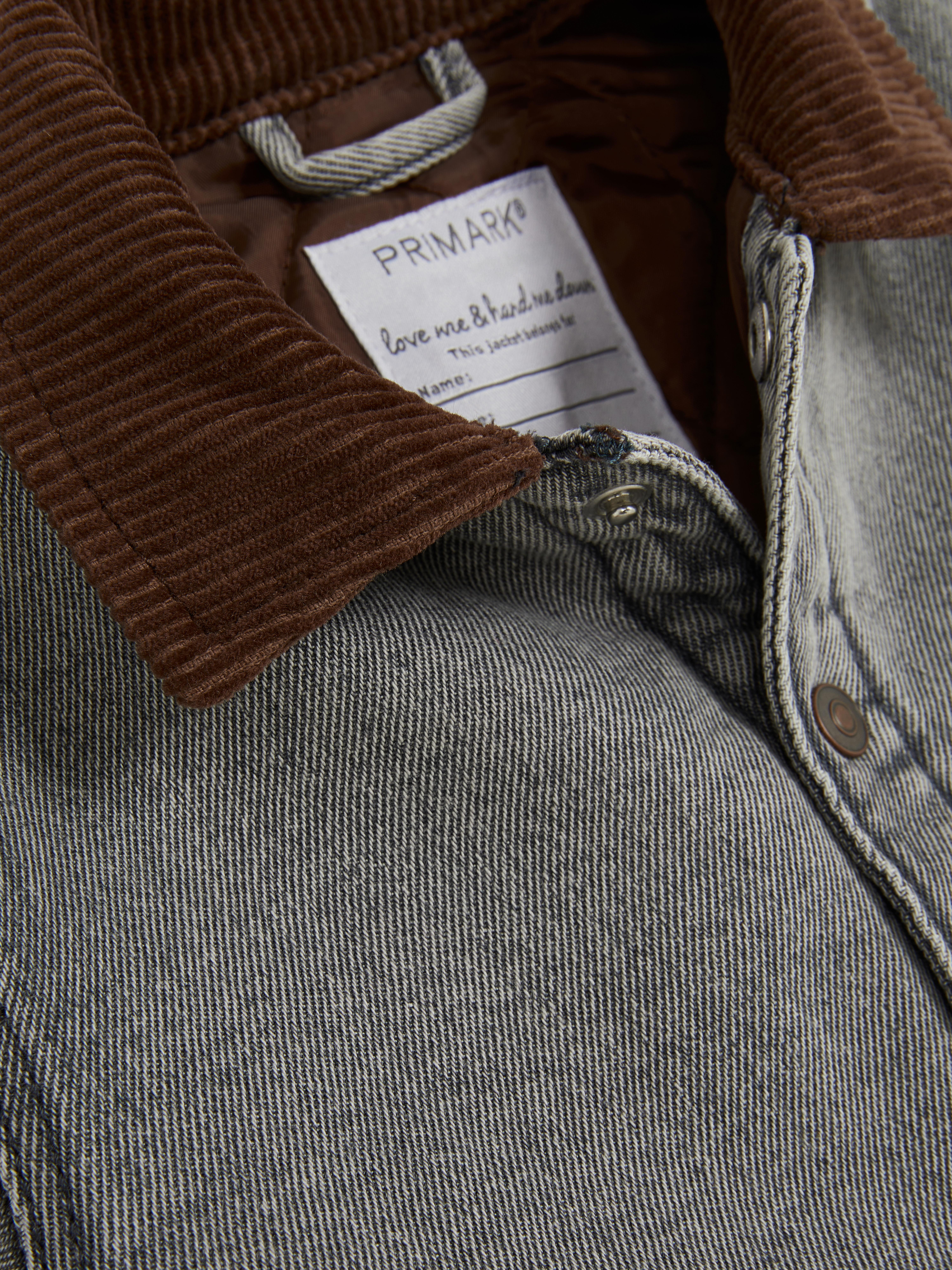 0-36mths | Corduroy Collar Denim Jacket