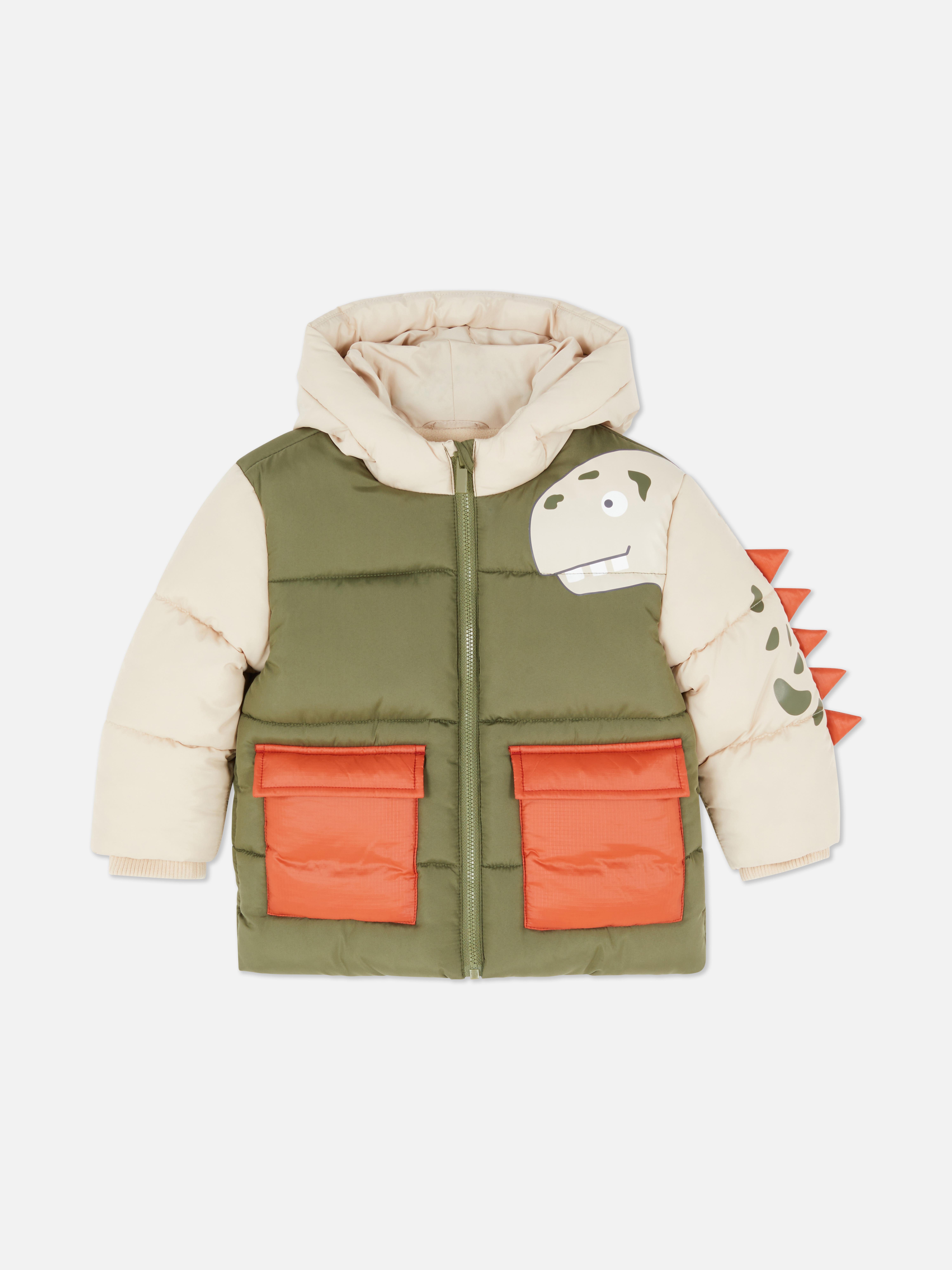 ジャケット・アウター treatment asia puffy jacket dinoworks Baby Boys Multi 0-36mths | Dinosaur Puffer Jacket | Primark