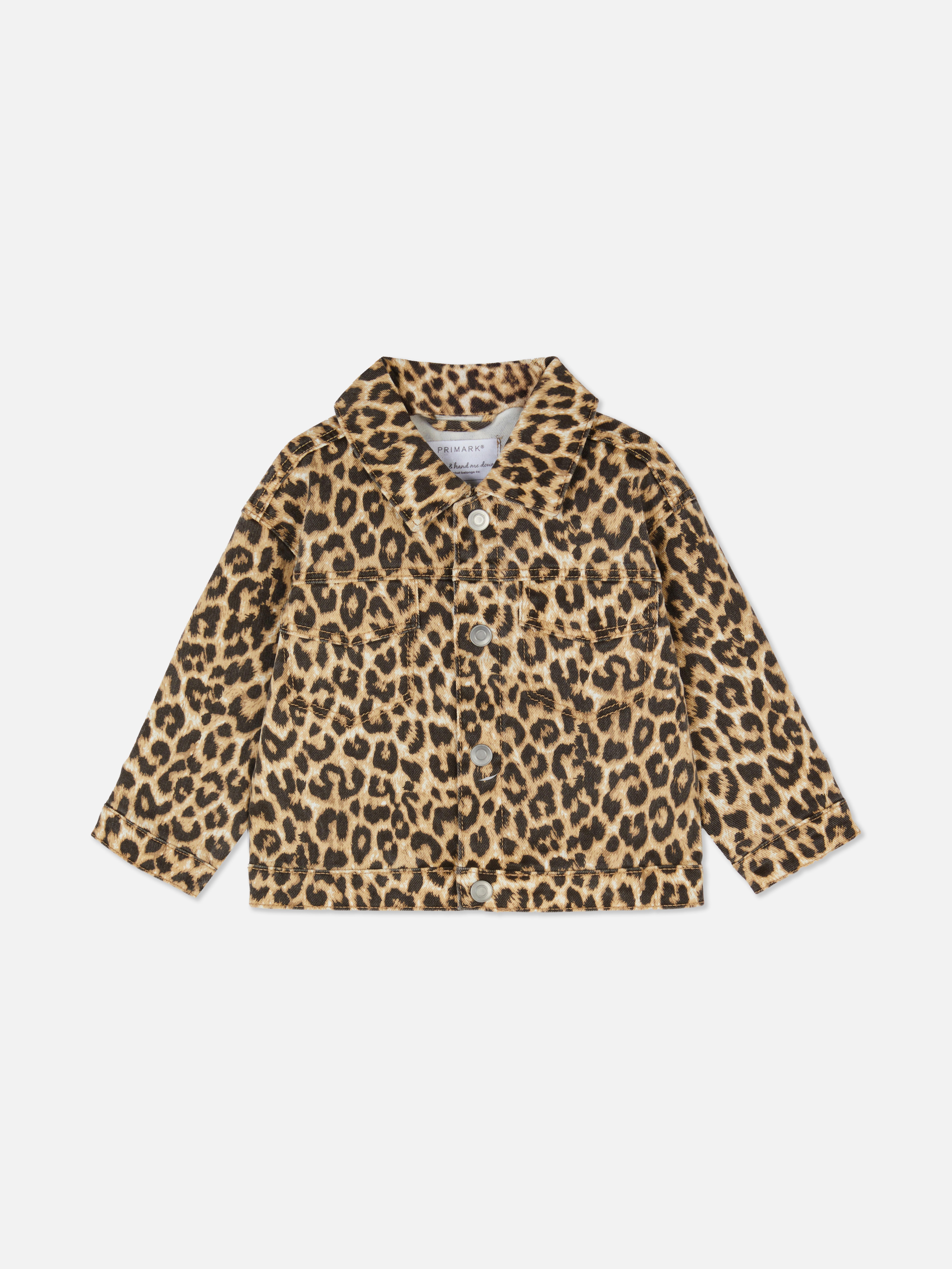 0-36mths | Leopard Print Denim Jacket
