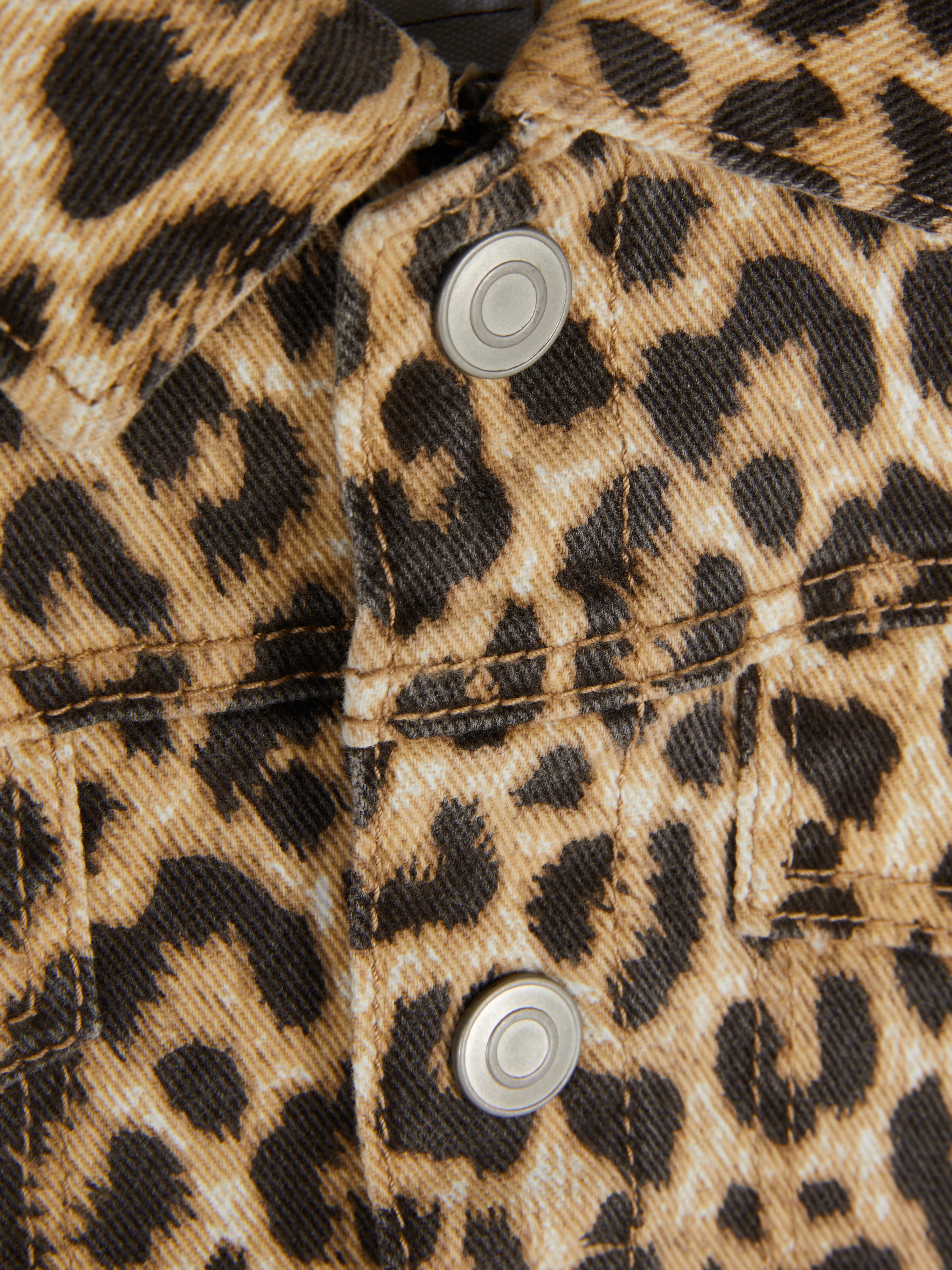 №689【DENIM✖️Leopard巾着バケツBAG】DENIM Remake №689【DENIM✖️Leopard巾着バケツBAG】DENIM Remake