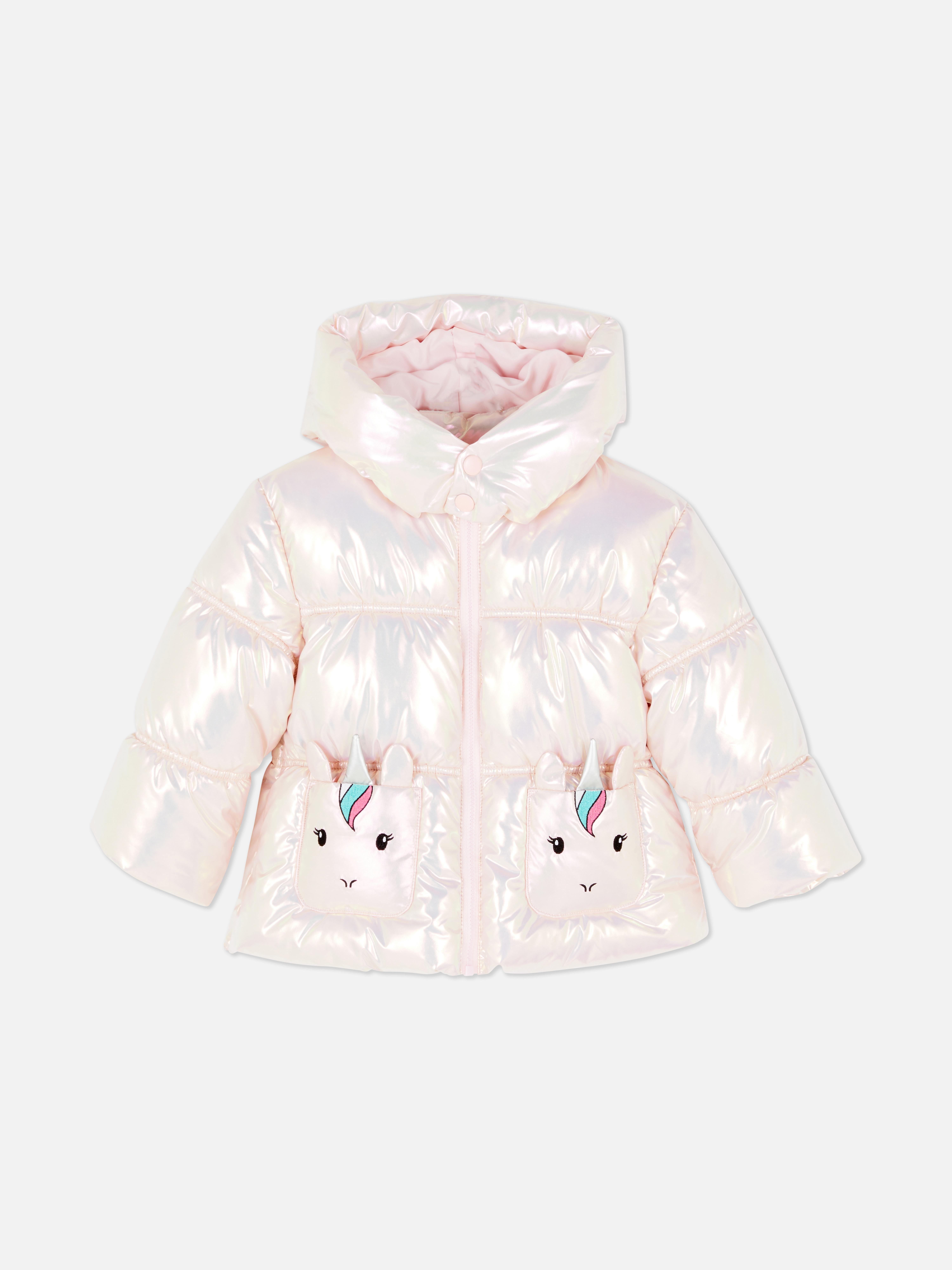 0–36 Monate | Pufferjacke mit Einhorn-Design