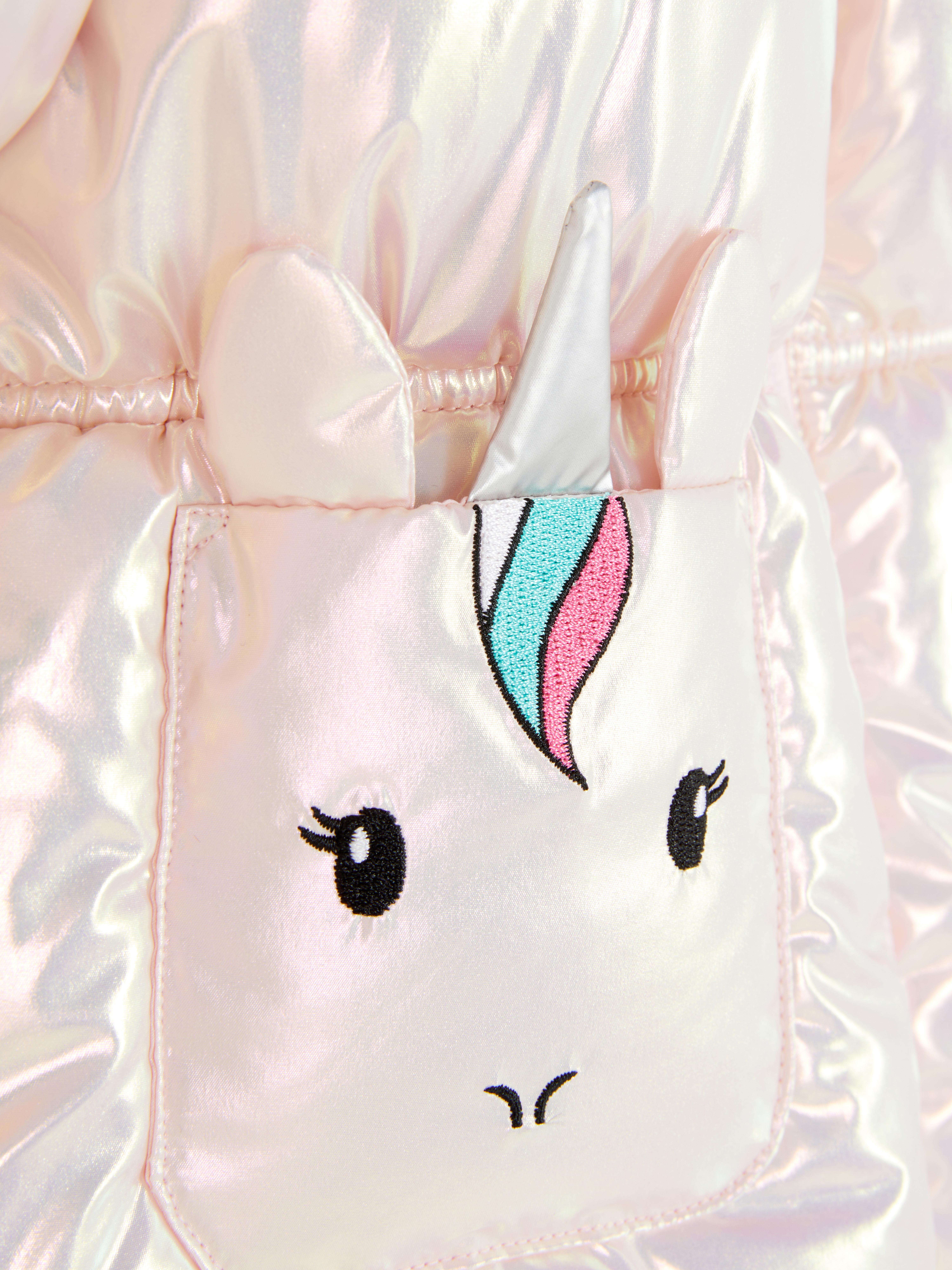 0–36 Monate | Pufferjacke mit Einhorn-Design