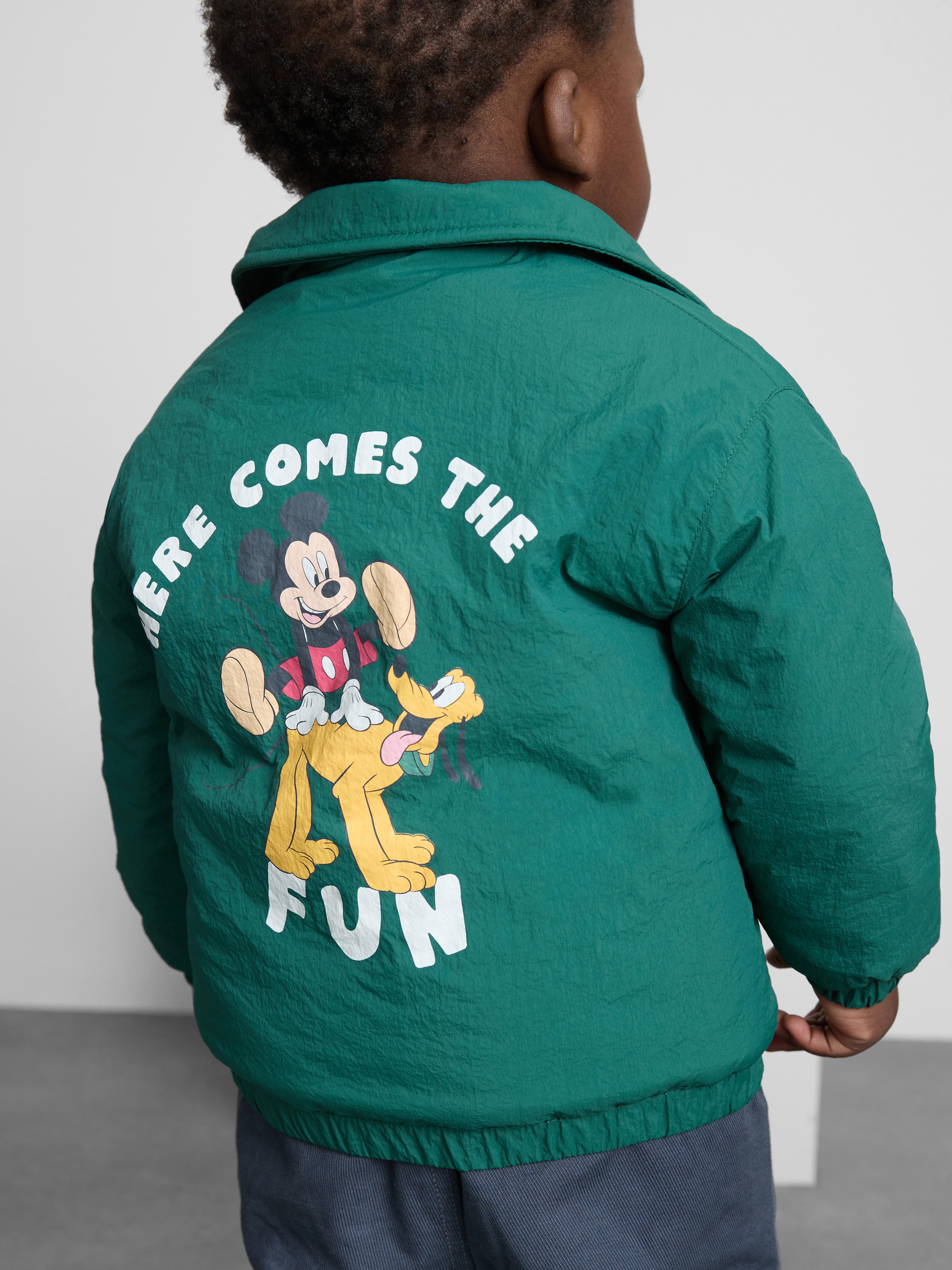 0-36mths | Disney’s Mickey Mouse Zip-Up Bomber Jacket