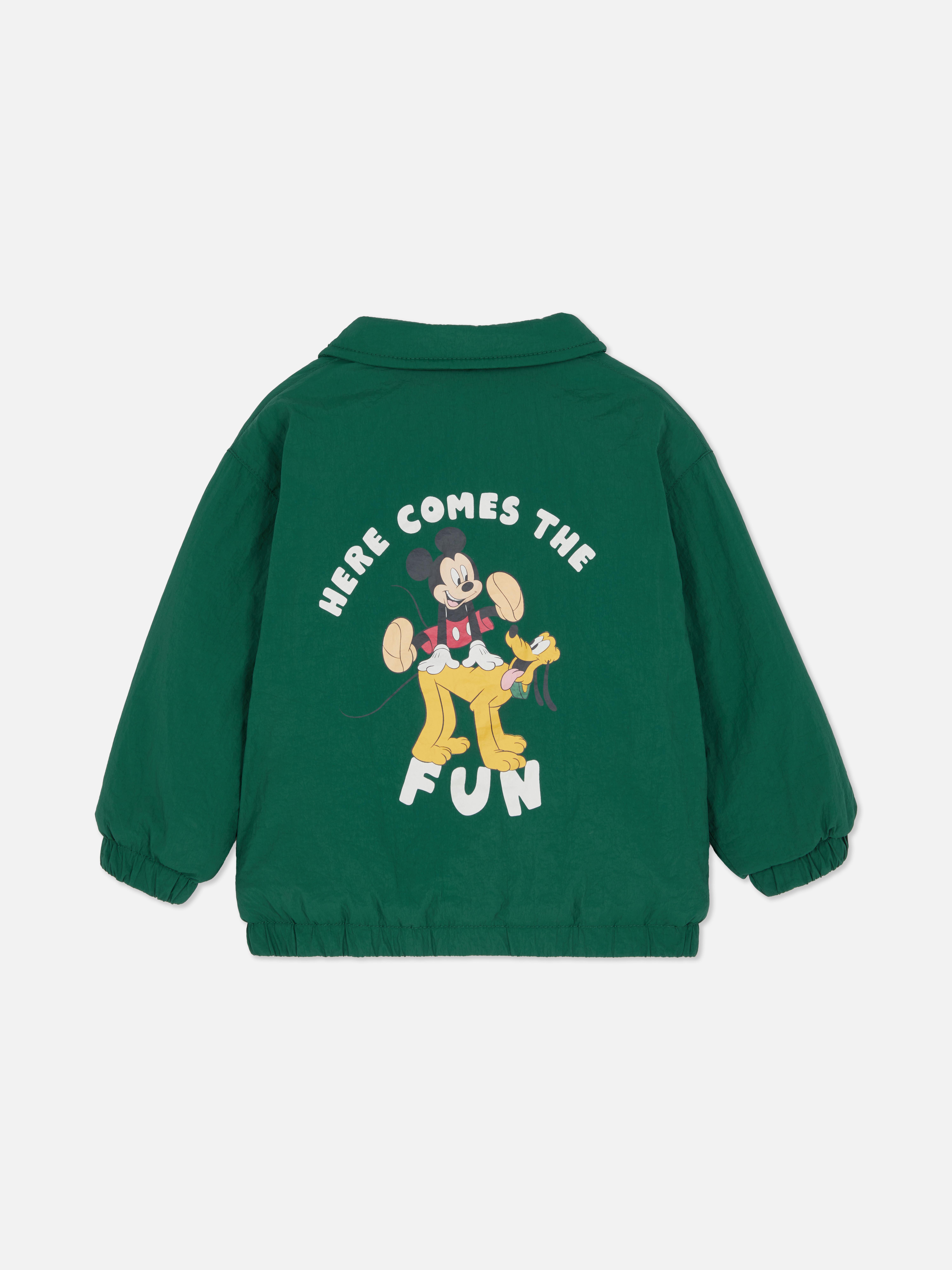 0-36mths | Disney’s Mickey Mouse Zip-Up Bomber Jacket