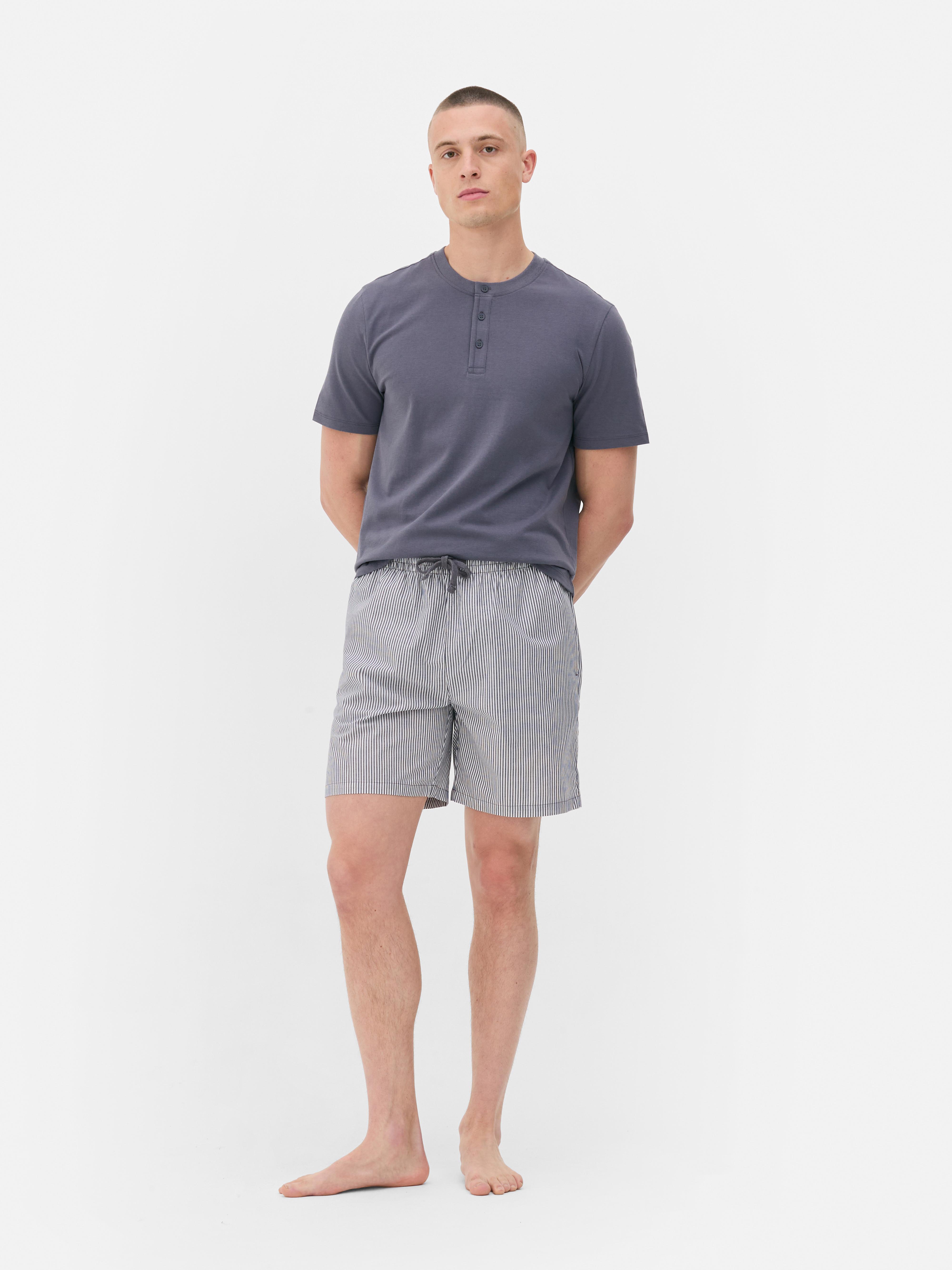Pyjama met T-shirt en popeline short