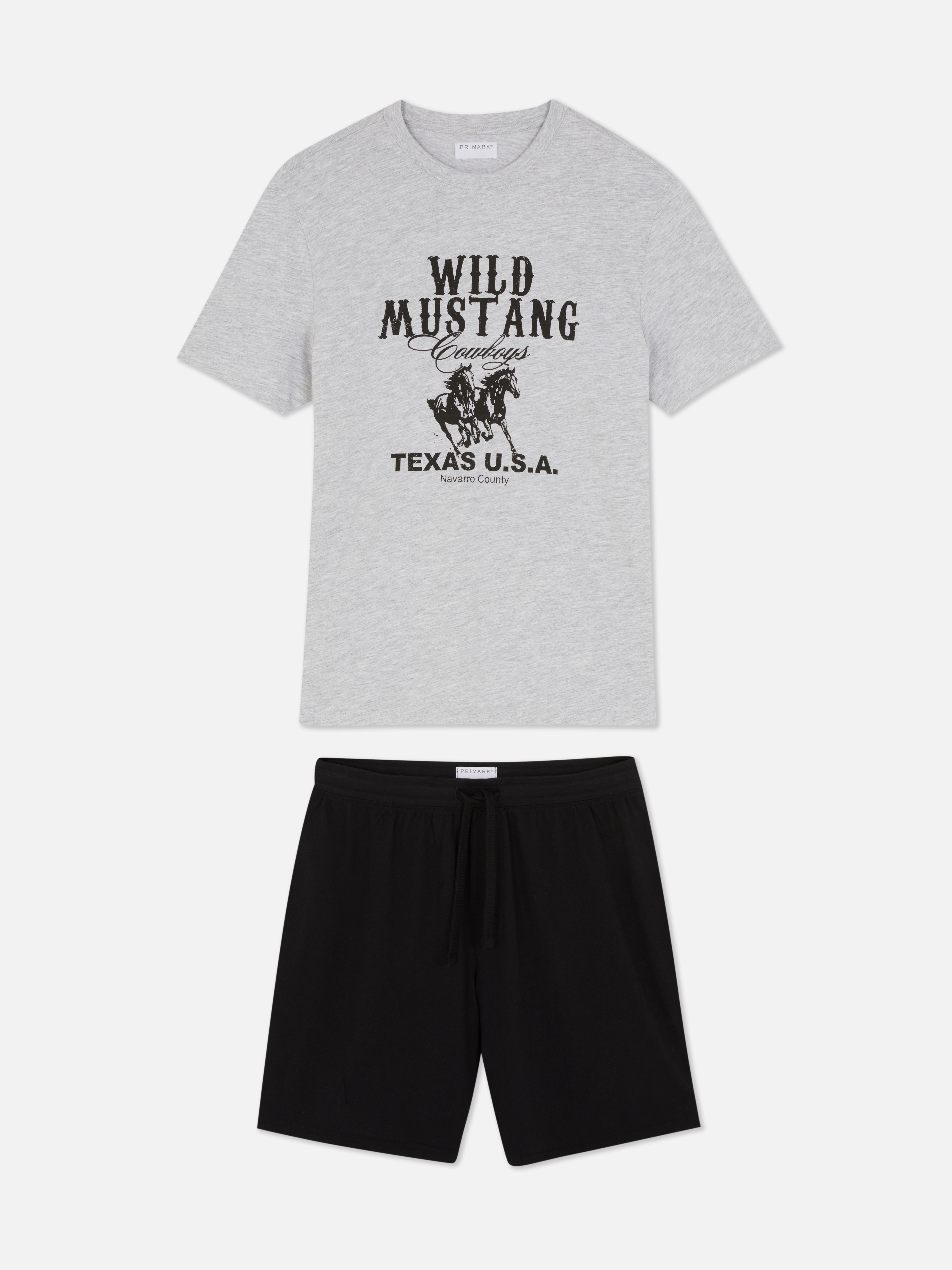 Korte pyjama Wild Mustang
