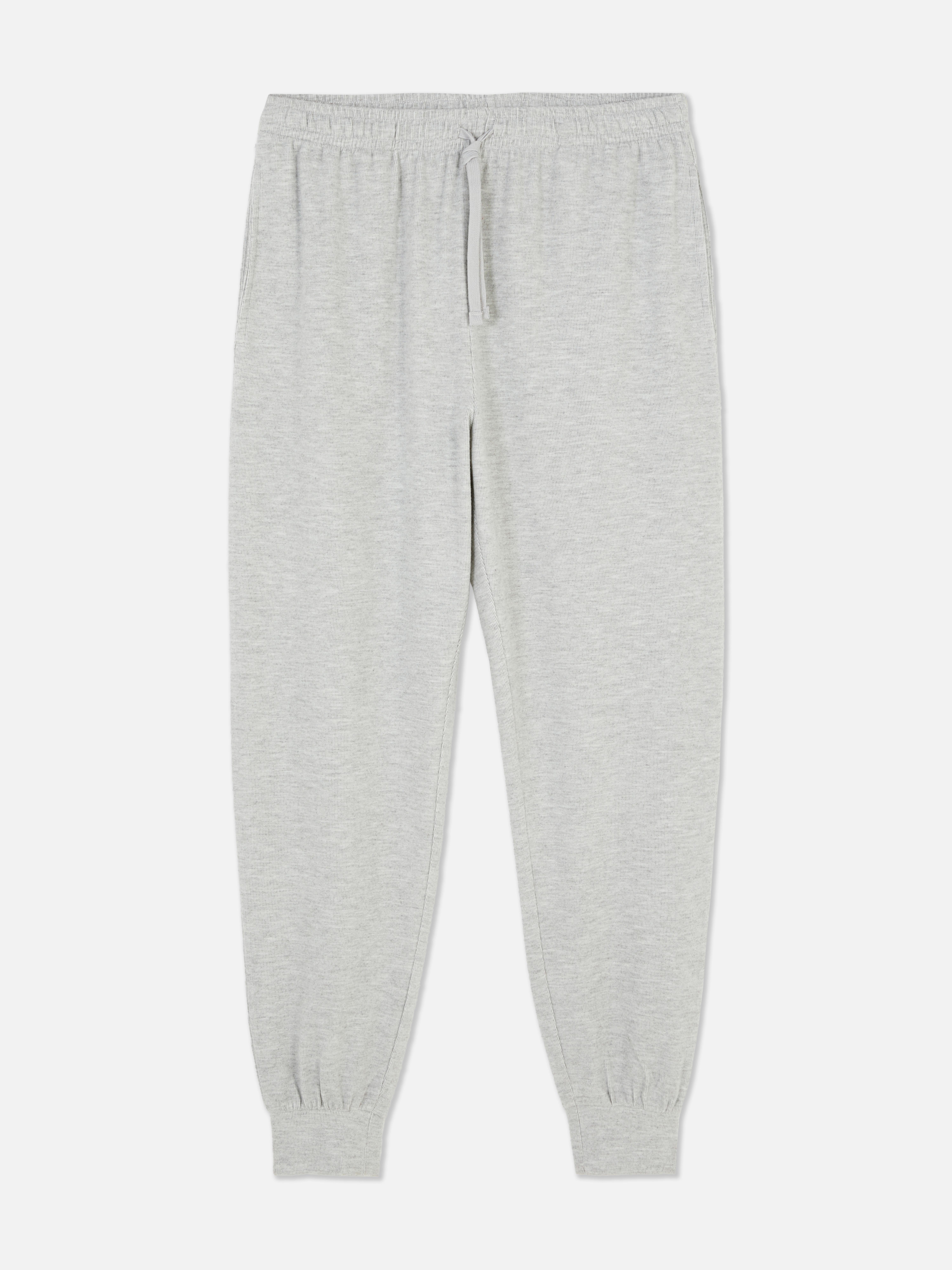 Joggingbroek met trekkoord en boorden