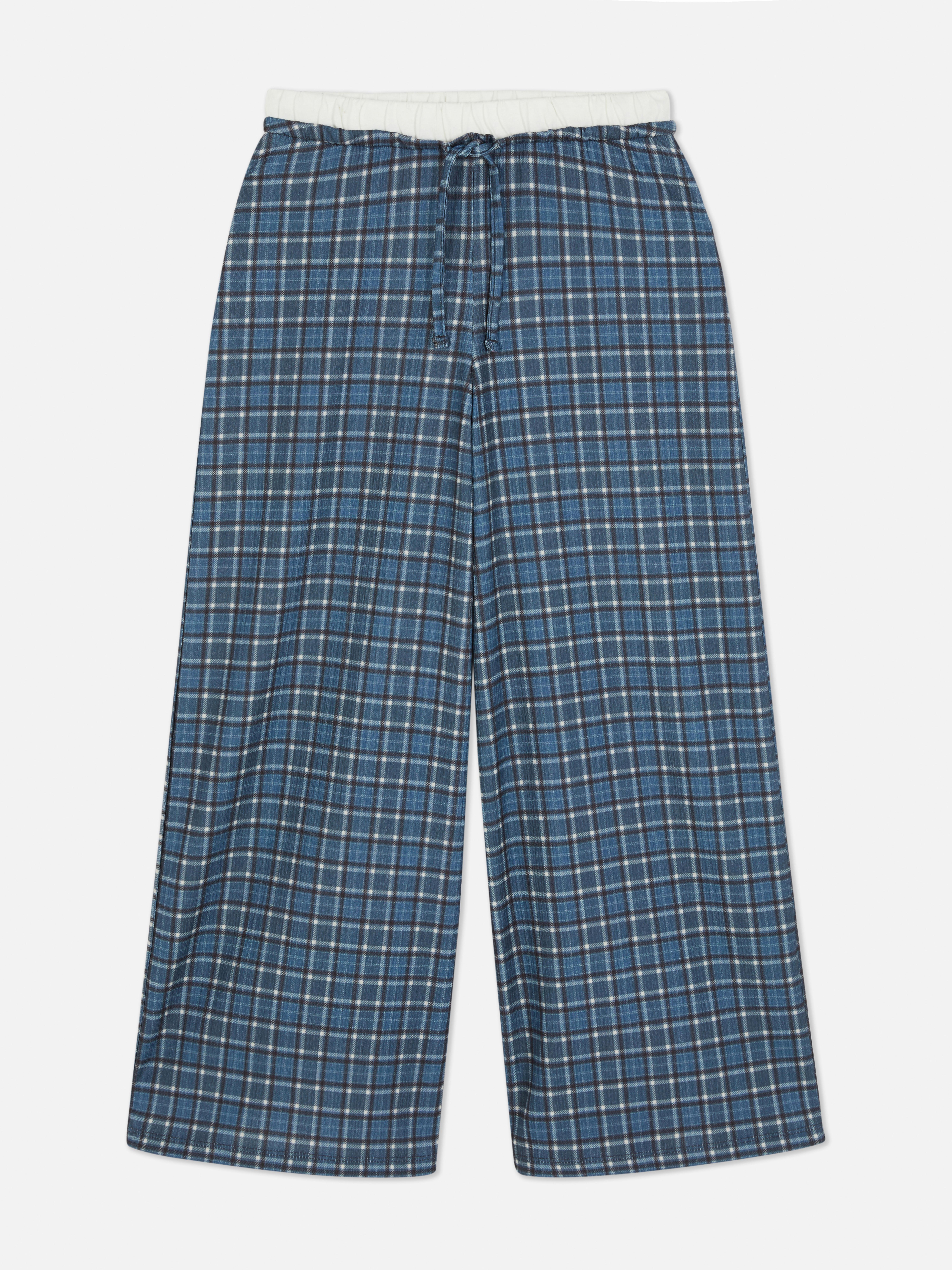 Pantalones fruncidos a cuadros
