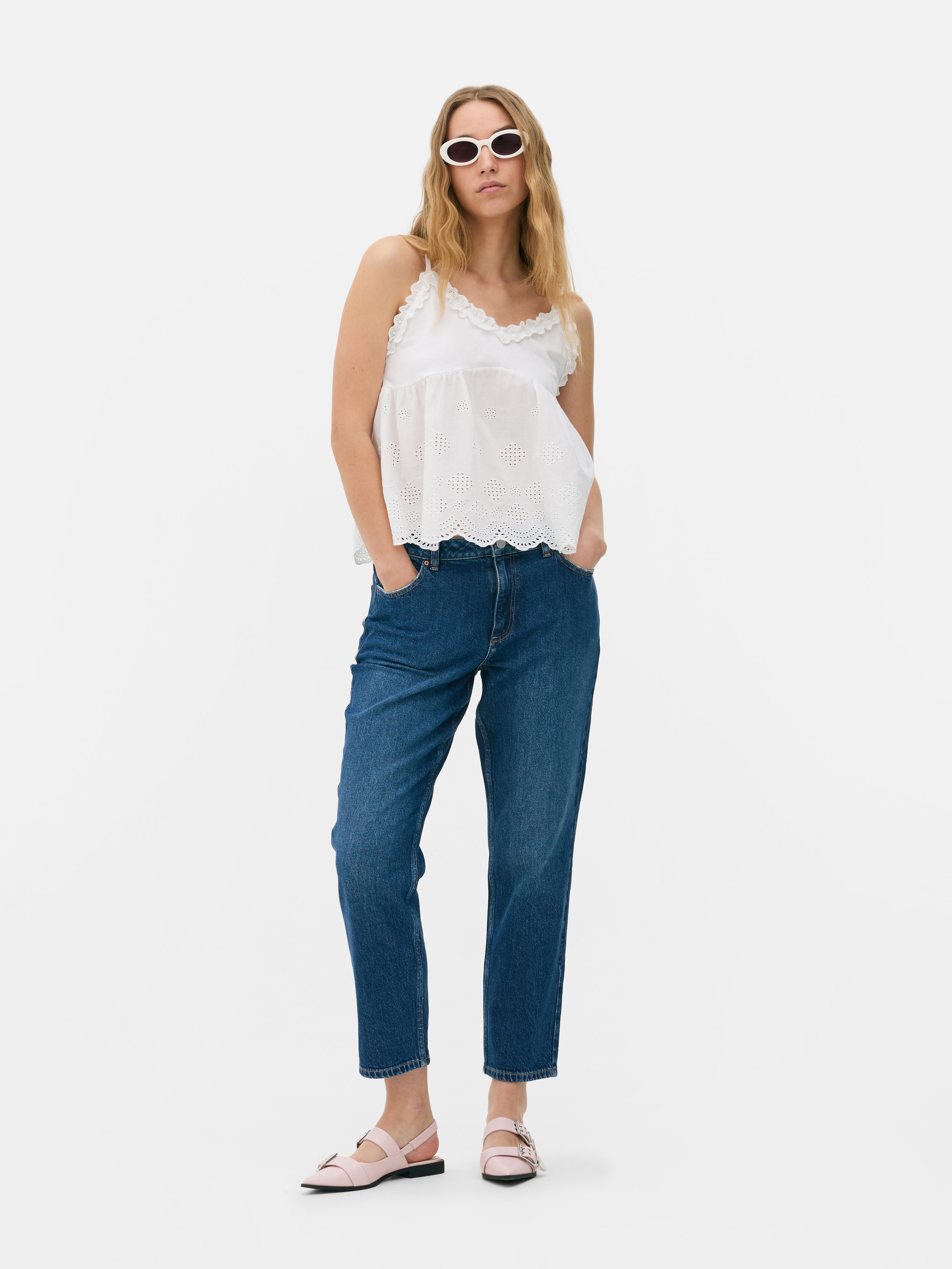 Broderie Cami Top