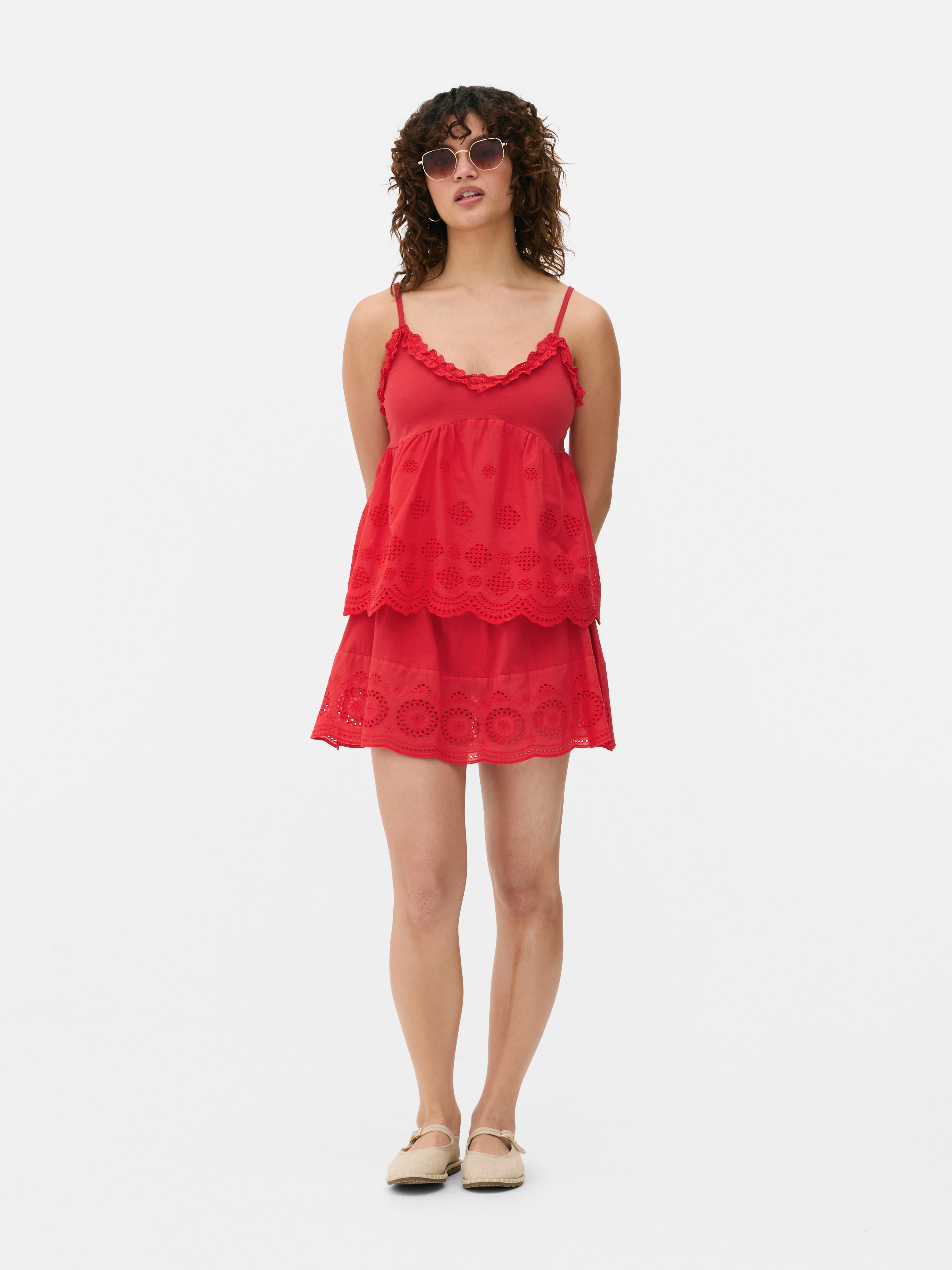 Broderie Cami Top