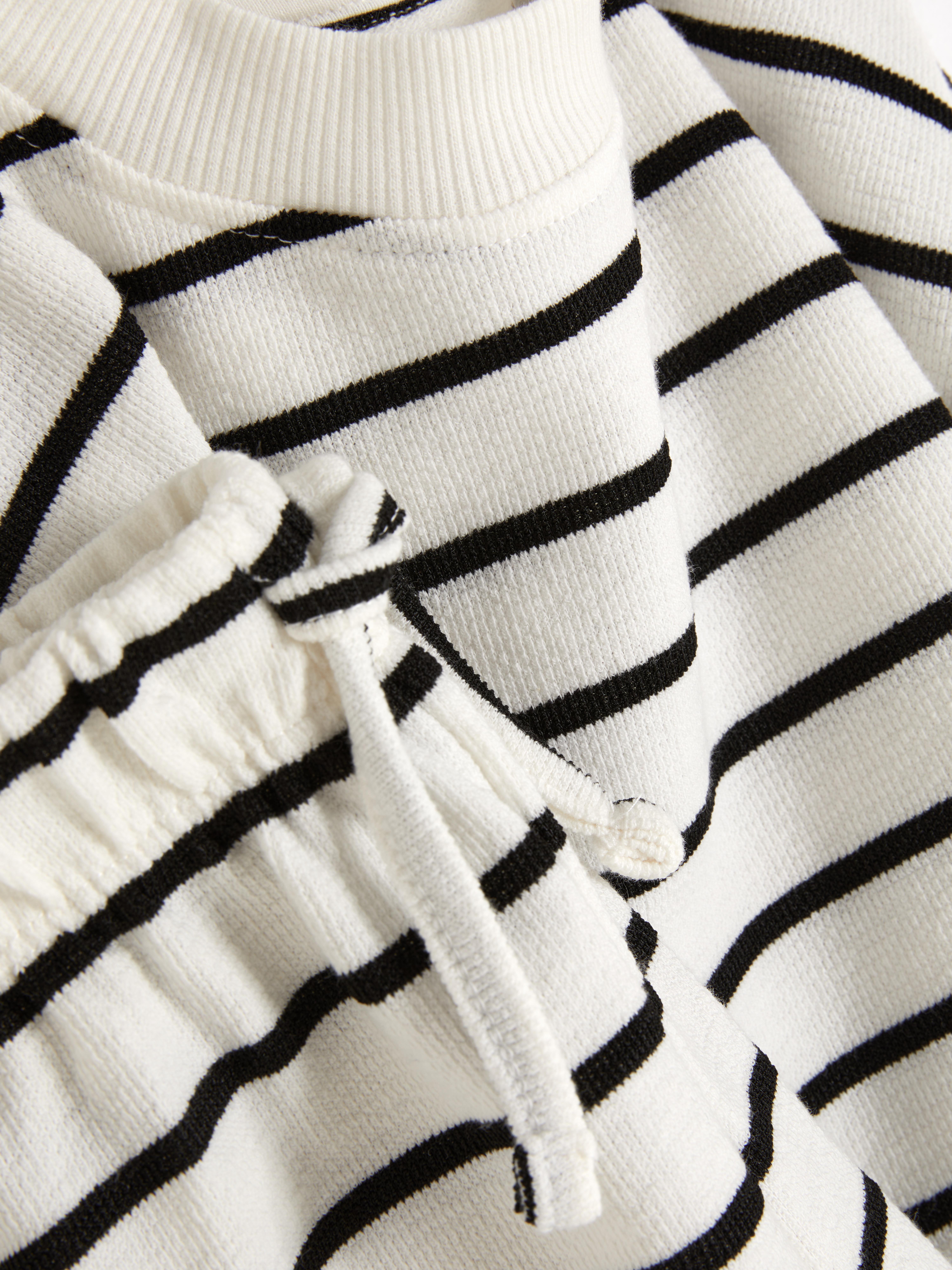 Striped T-Shirt and Shorts Set