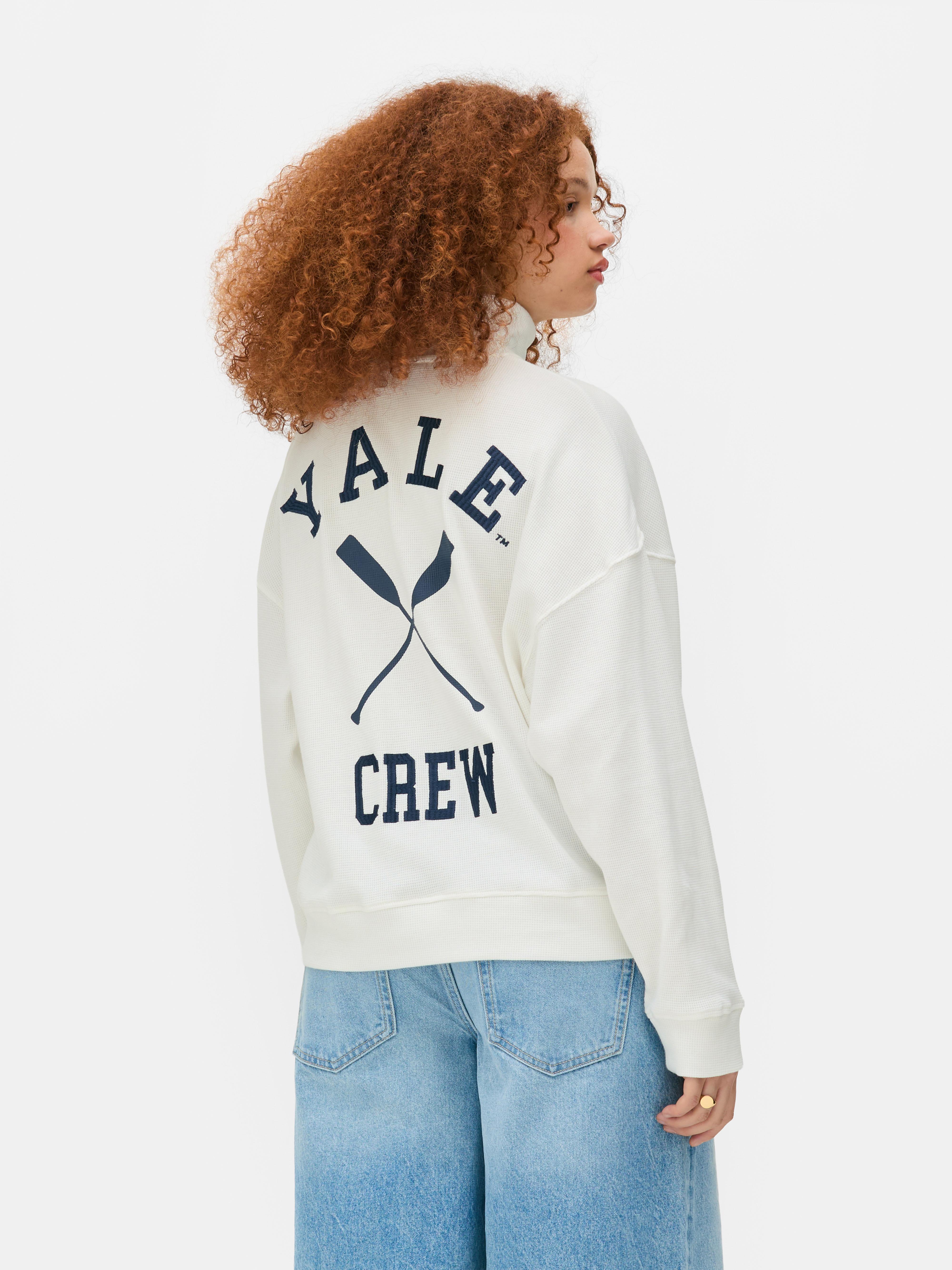Yale Waffle Half Zip Jumper