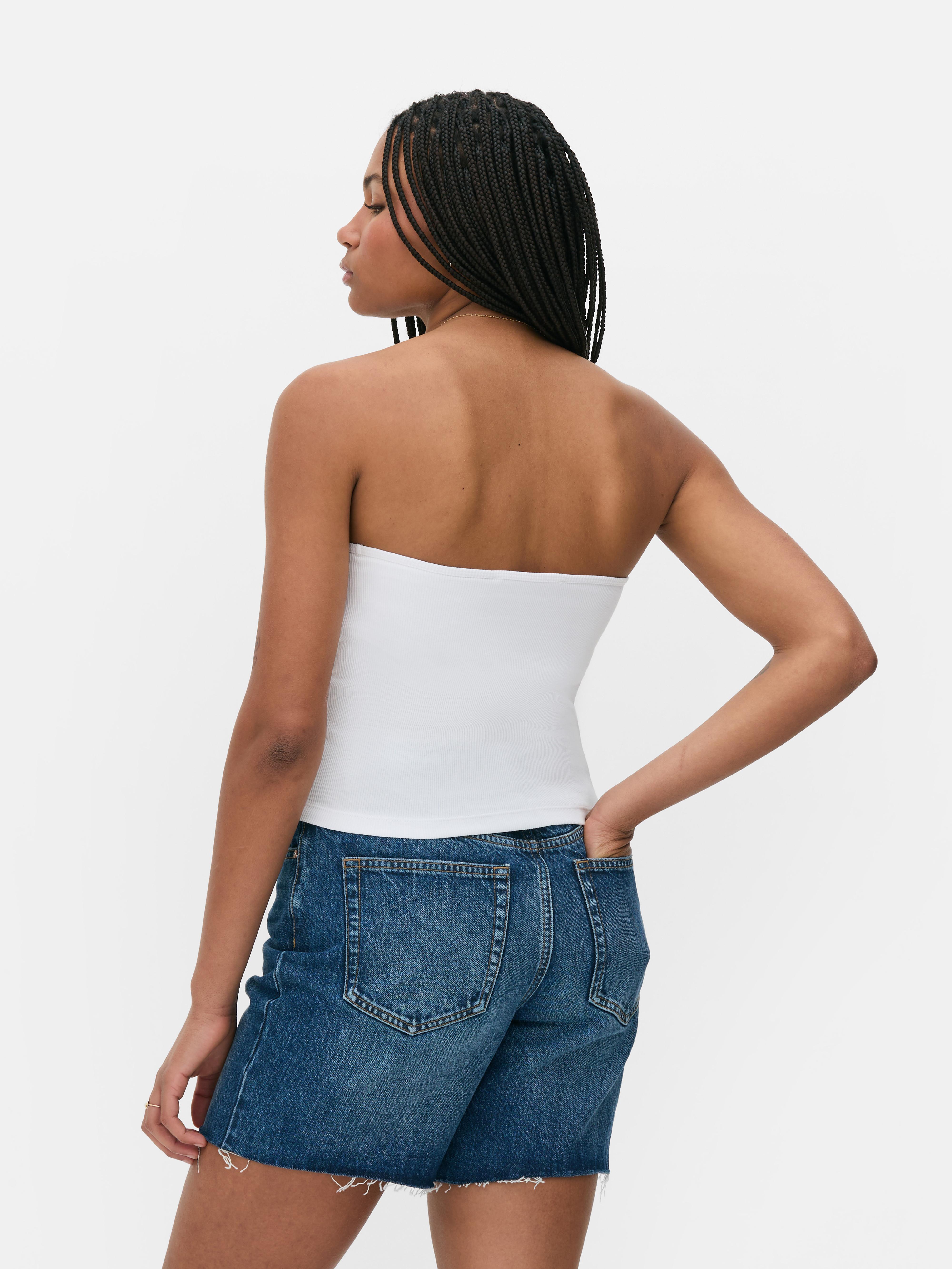 Bandeau-Top mit integriertem BH