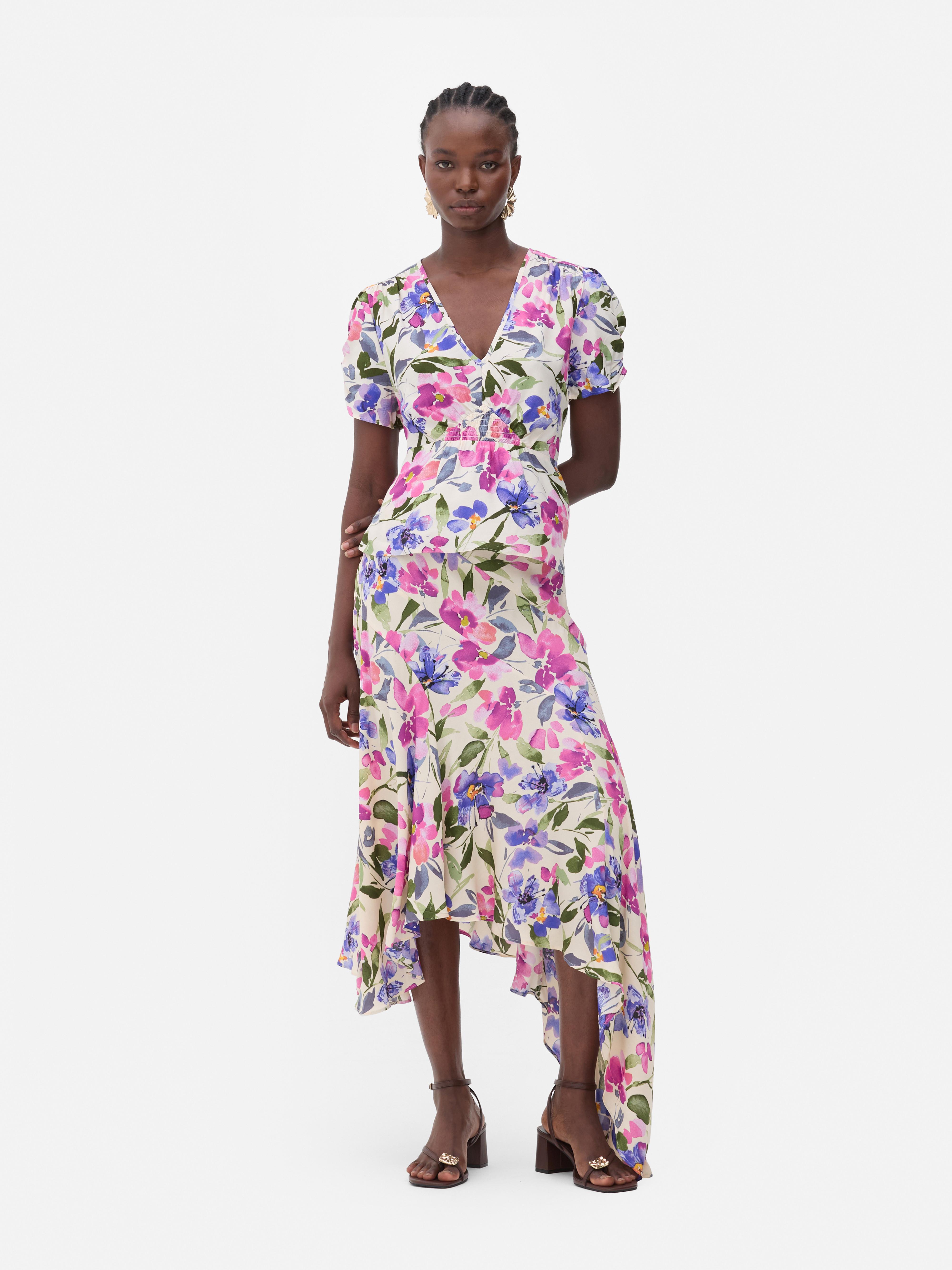 Camicetta drappeggiata con volant