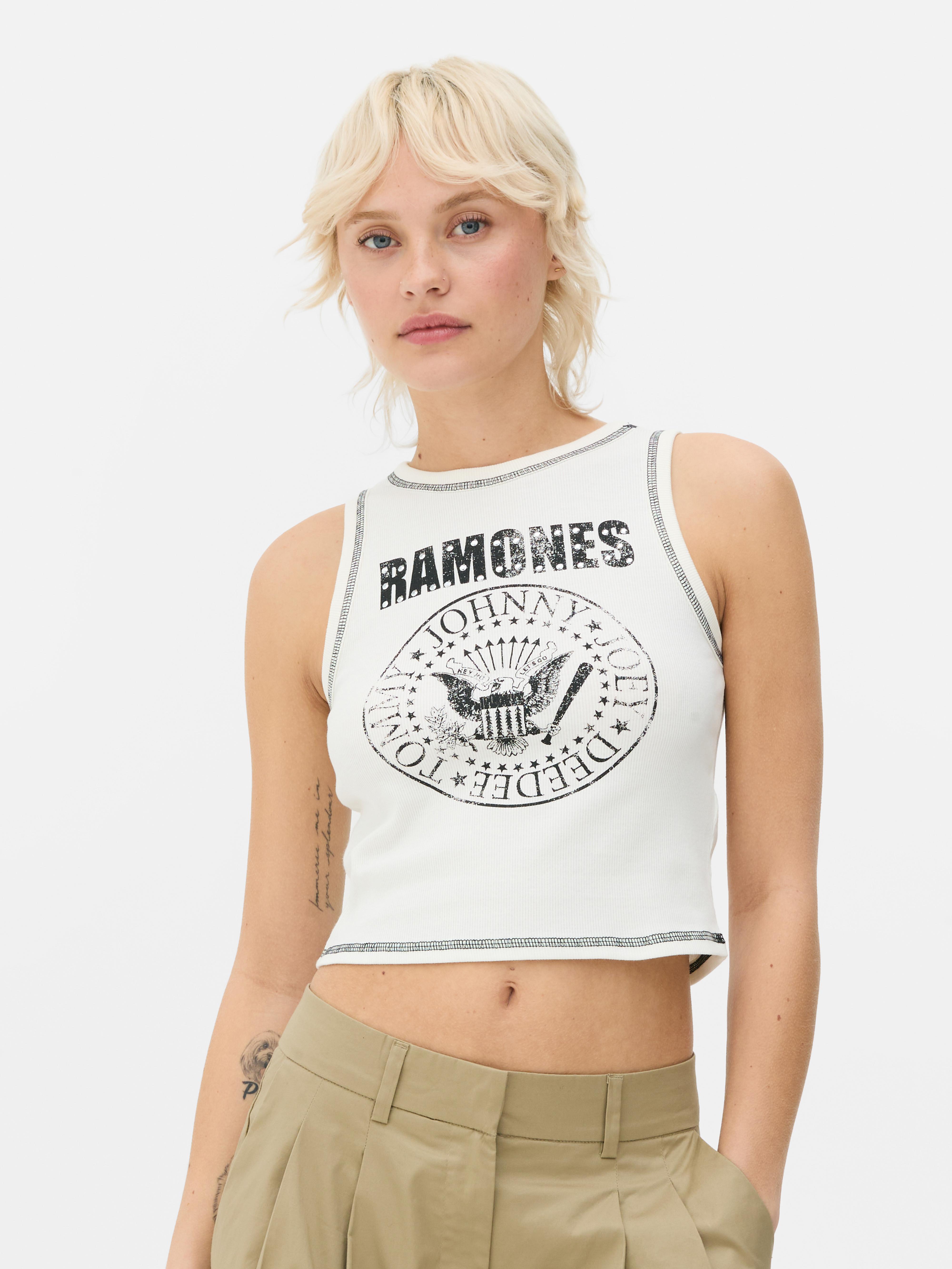 Kort hemdtopje The Ramones