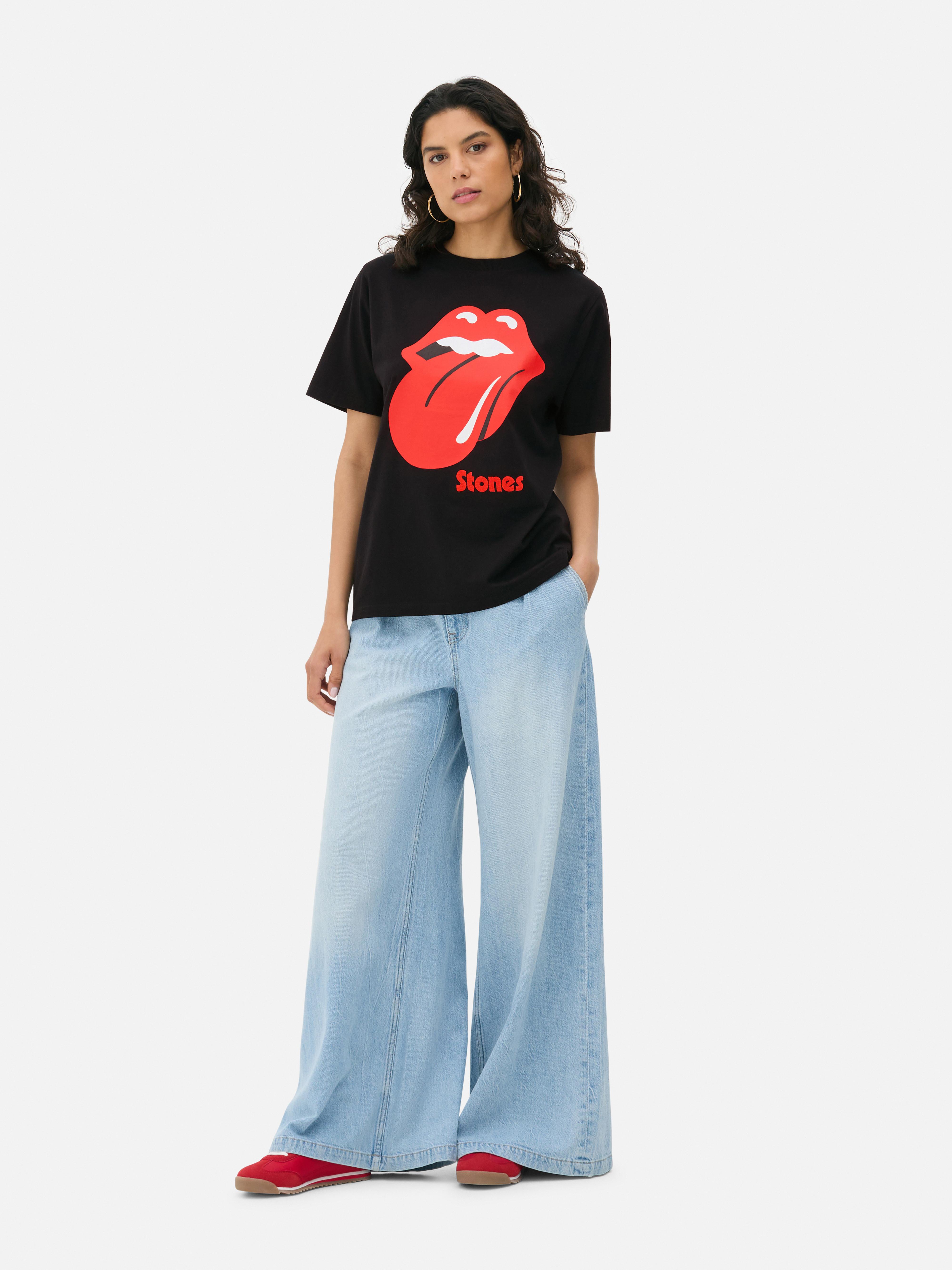 Tricou cu model grafic Rolling Stones