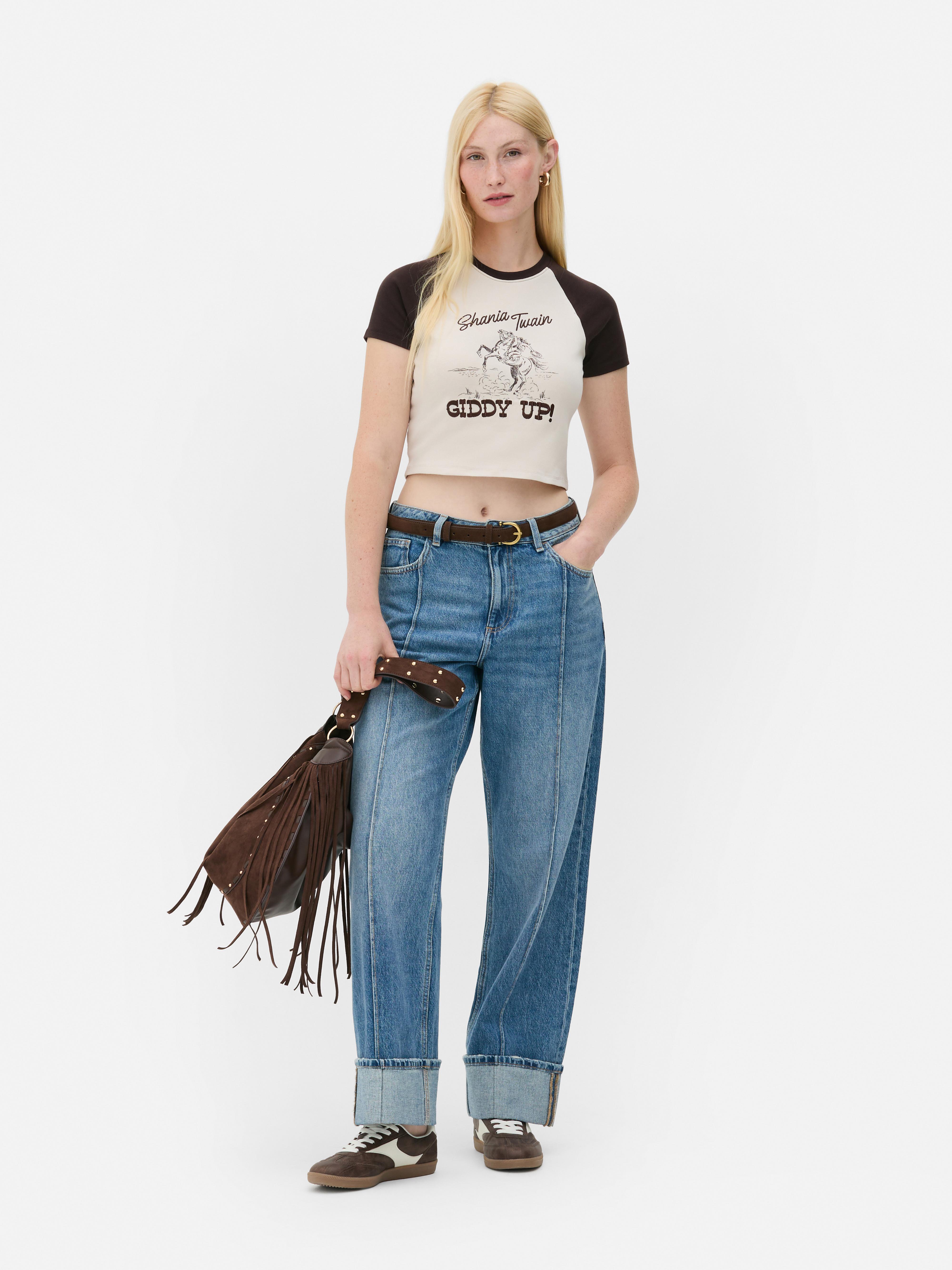 „Shania Twain“ Baby-T-Shirt mit Grafik