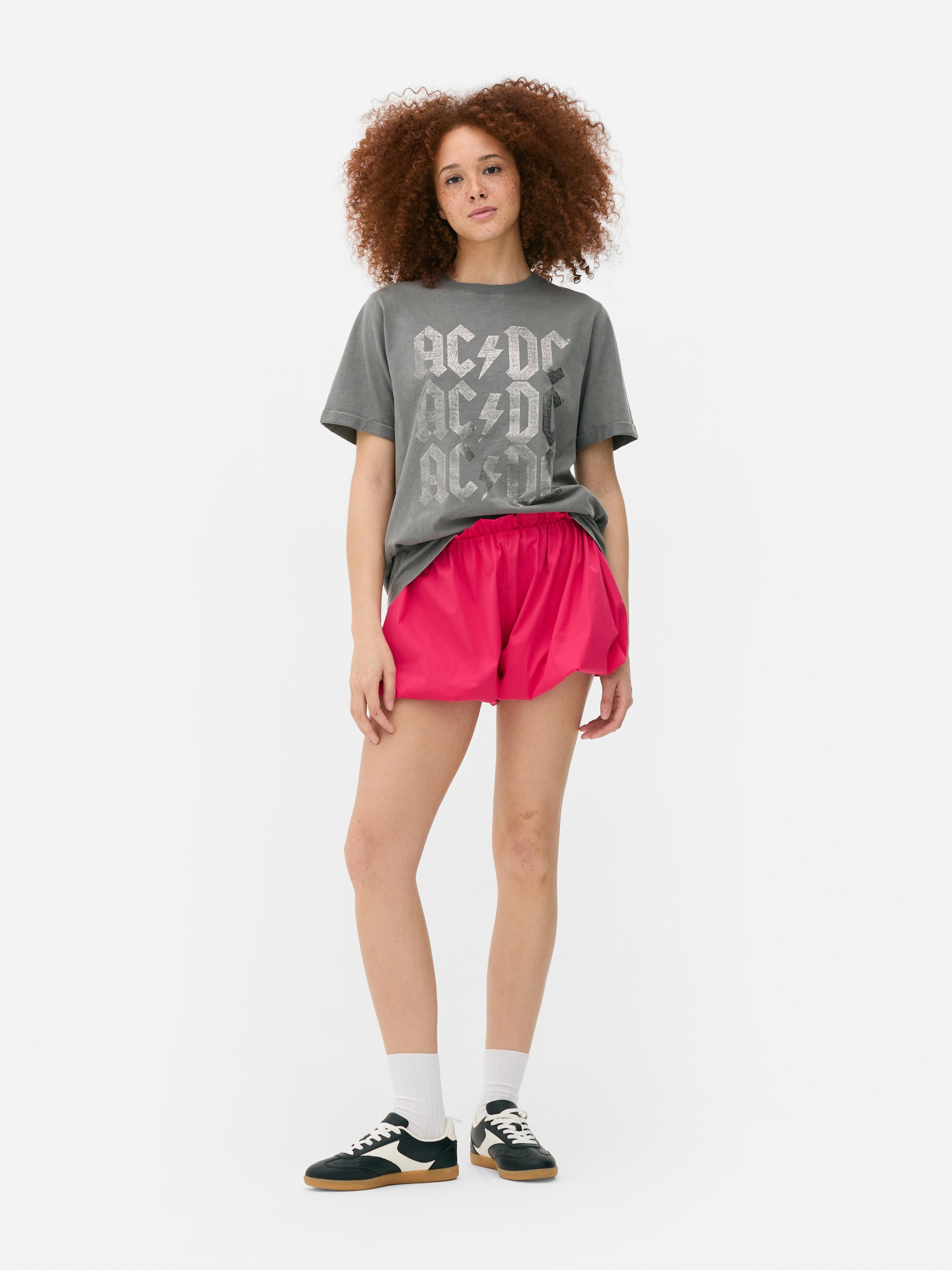 „AC/DC“ T-Shirt mit Foliendruck