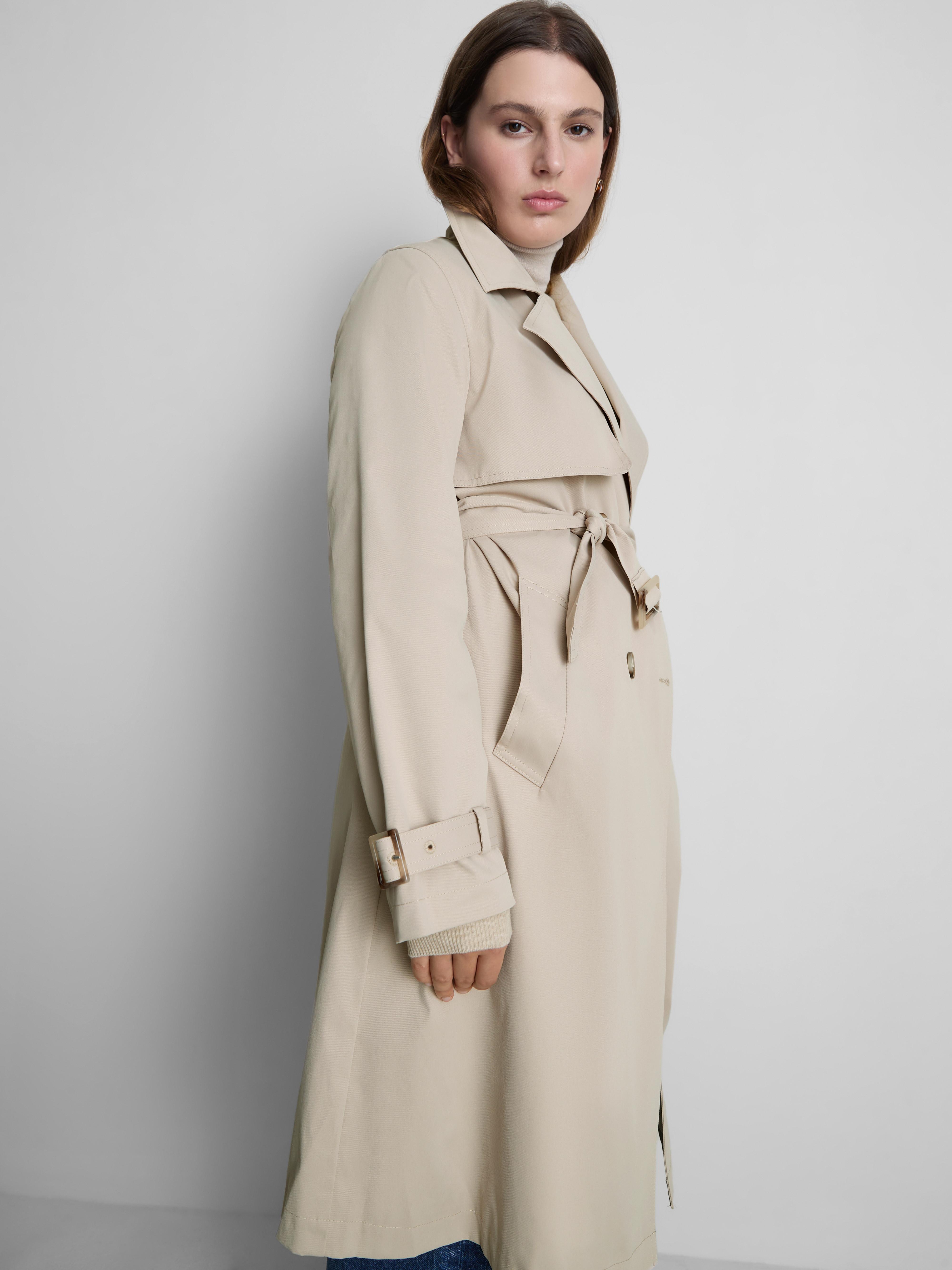 Women's Stone Essential Belted Trench