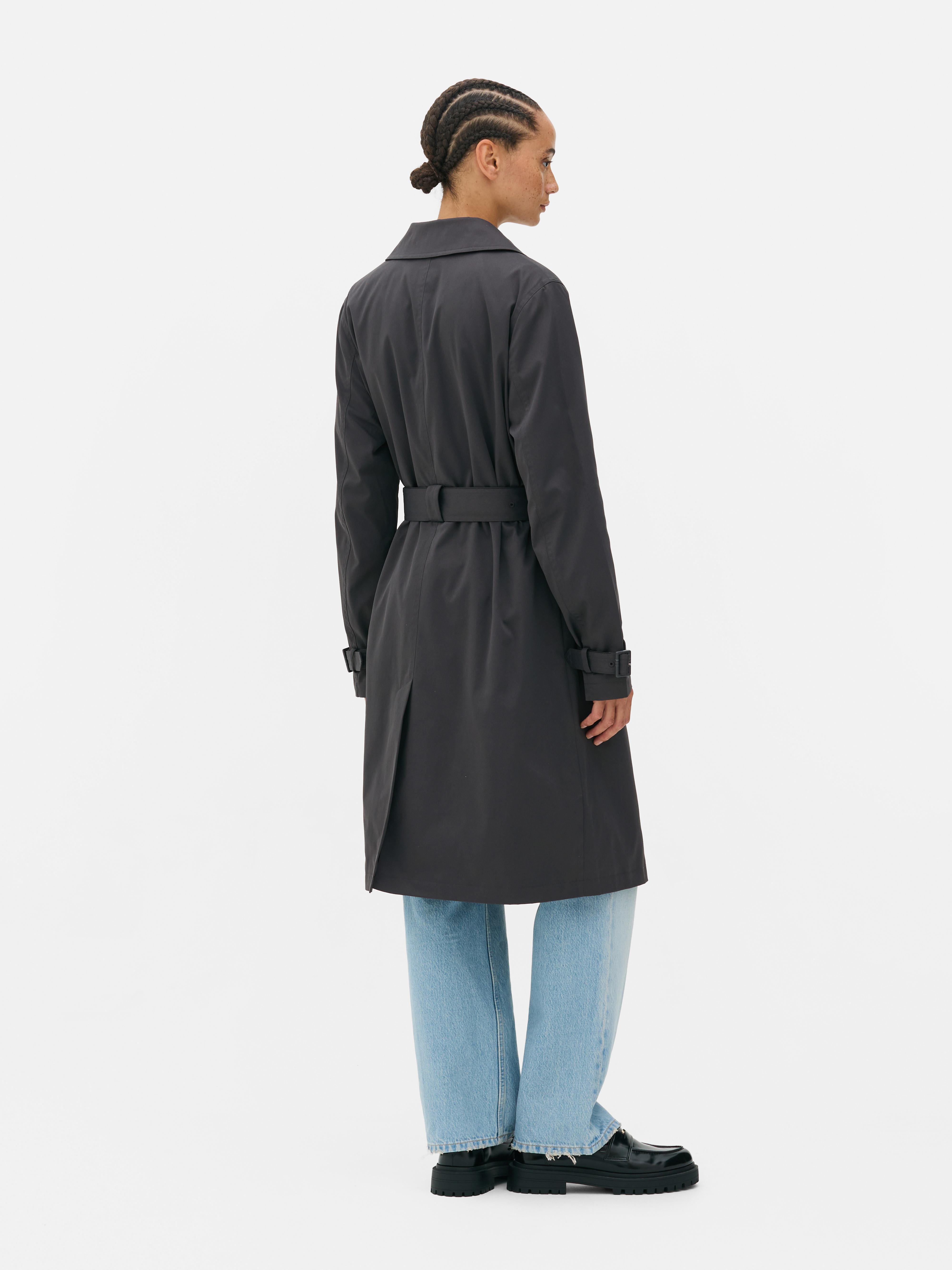 Trench con cintura basic