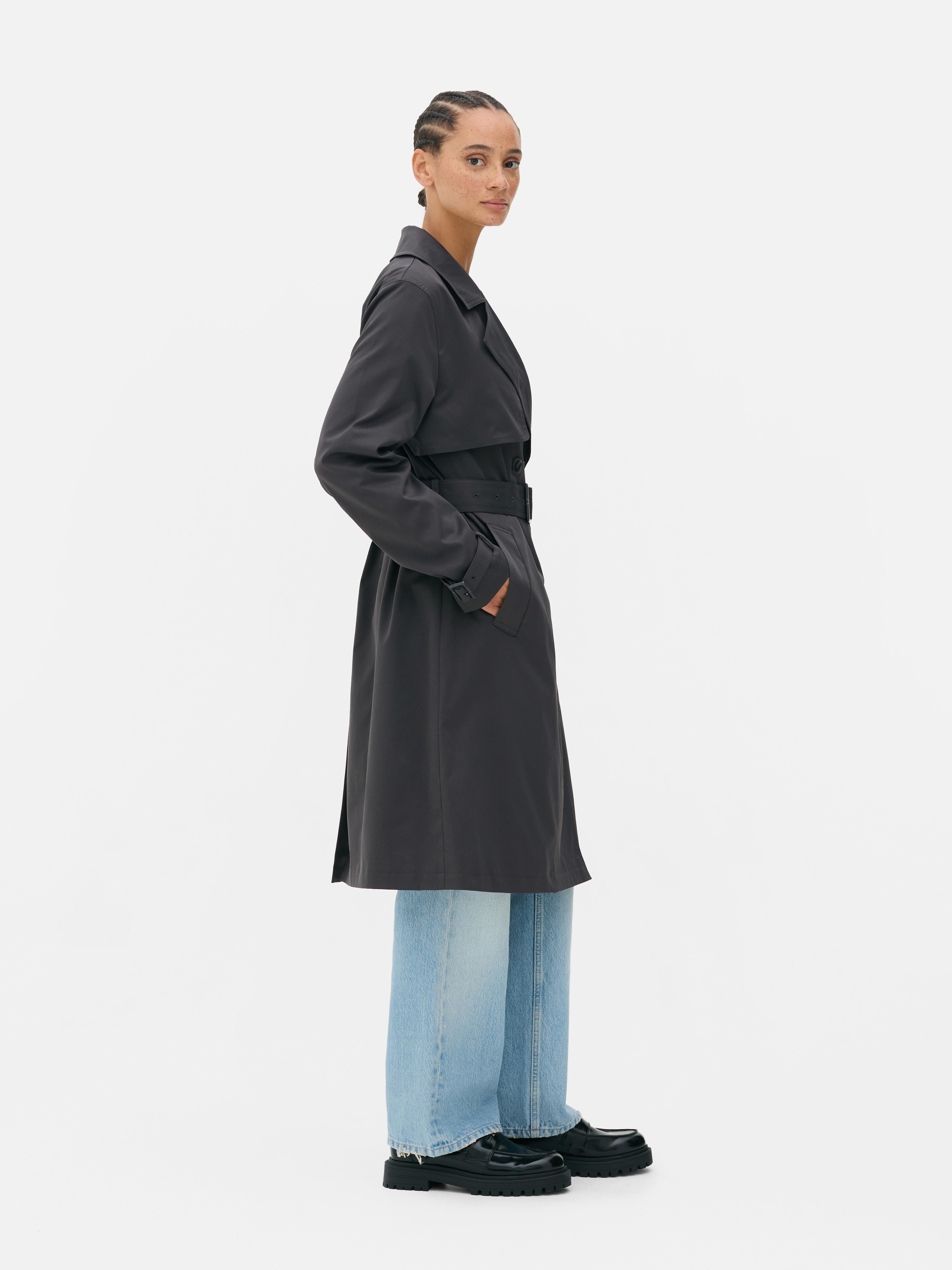 Trench con cintura basic