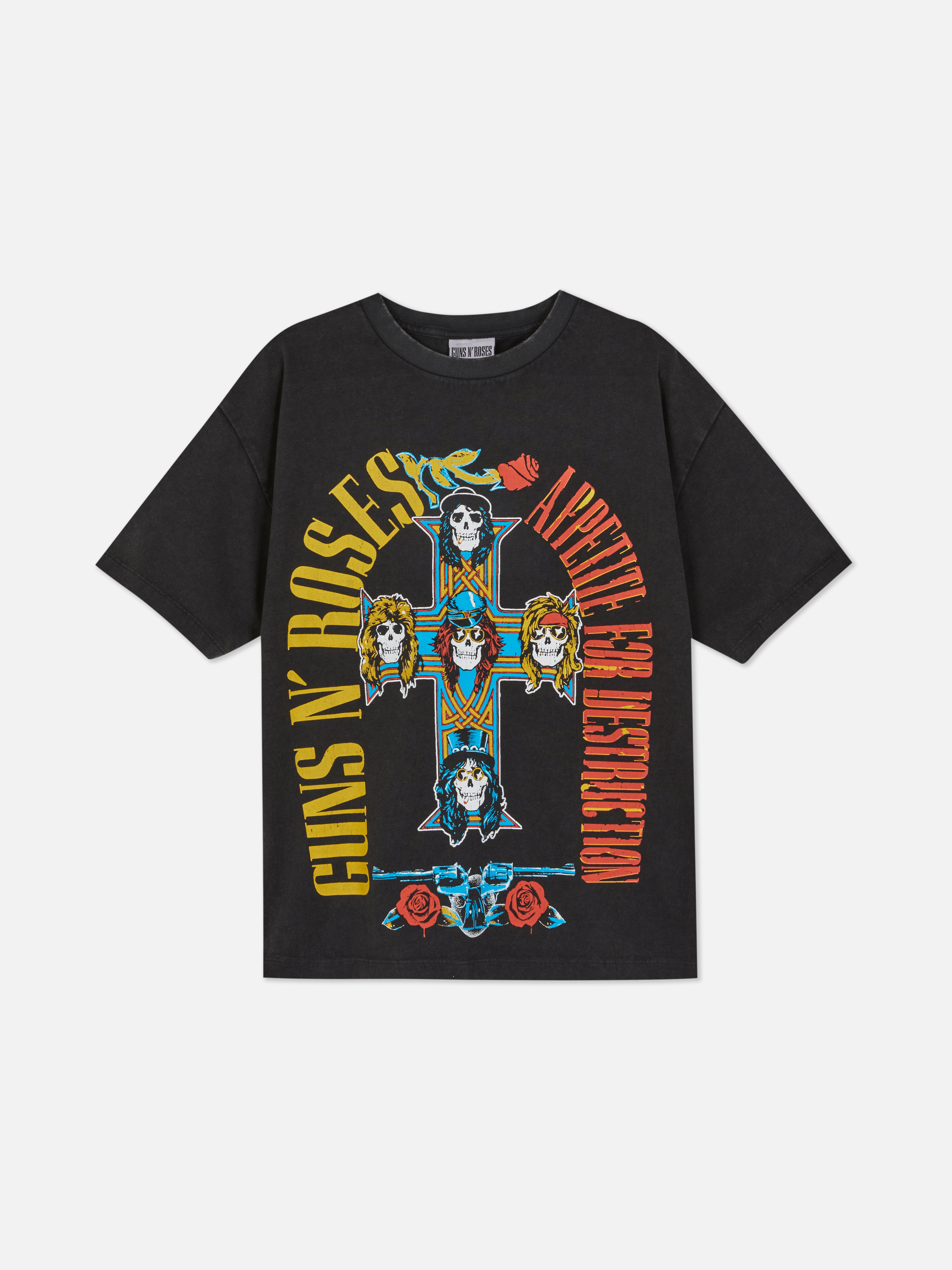 T-shirt met print Guns N' Roses