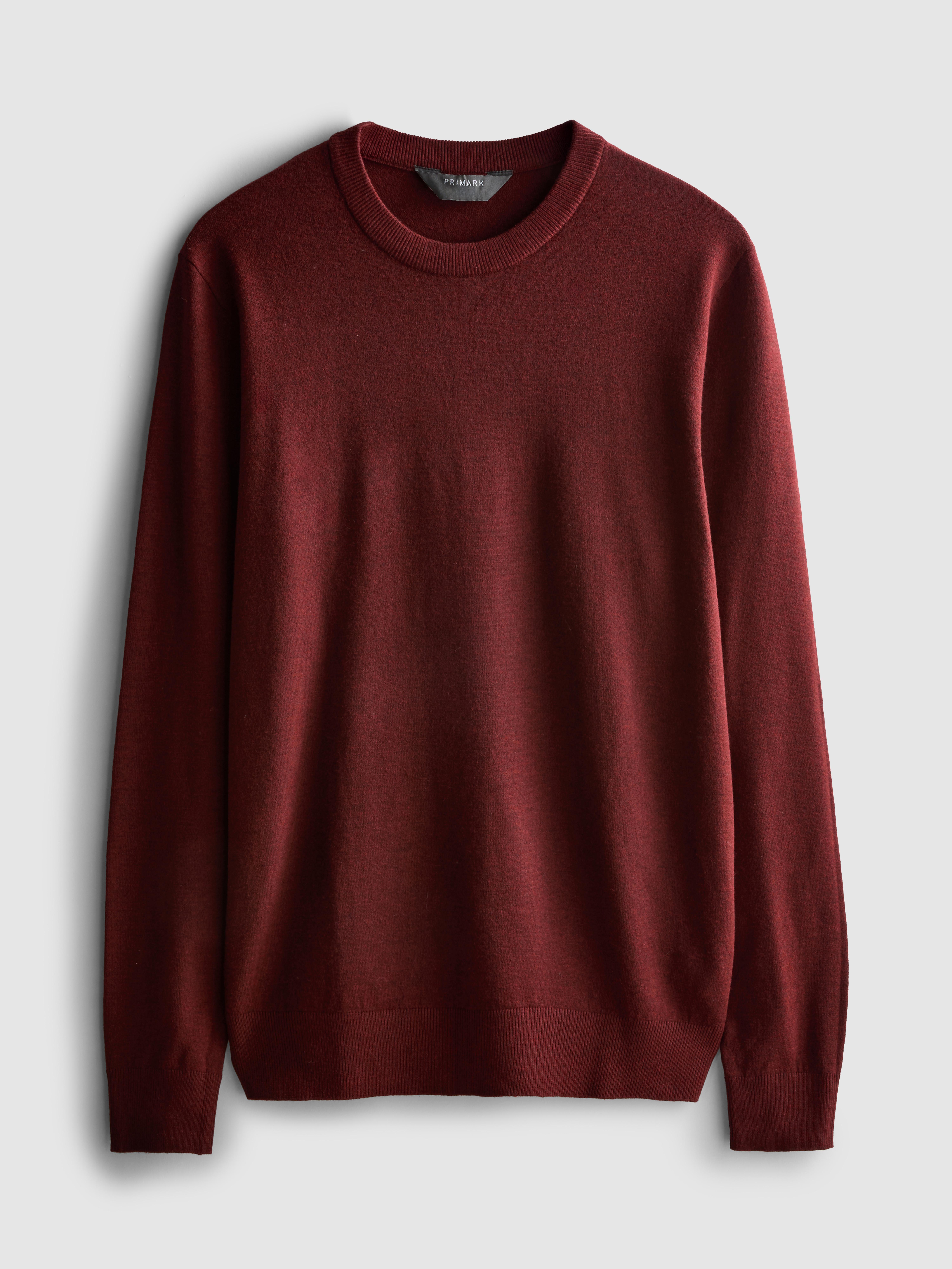 Camisola gola redonda Vermelho