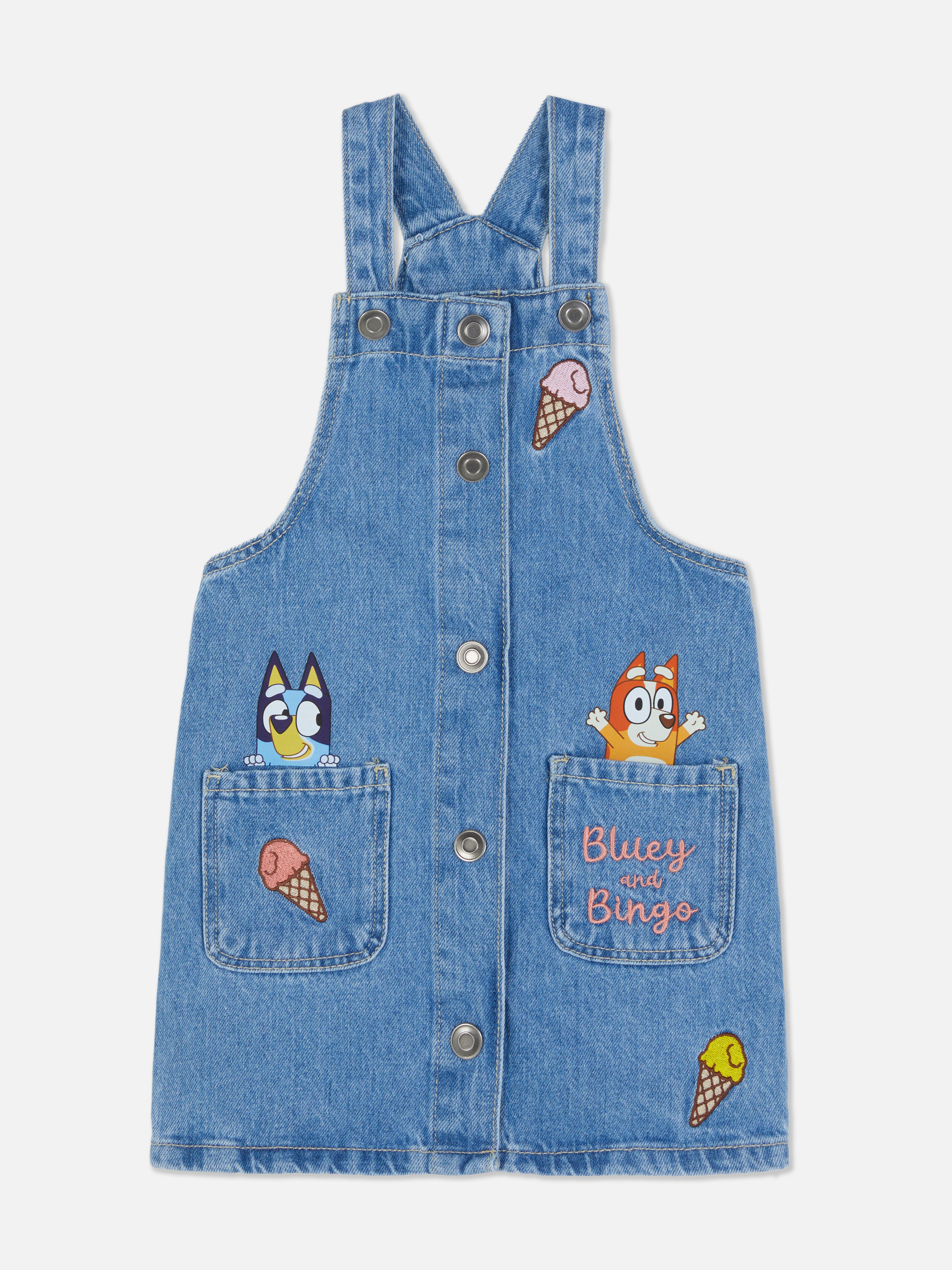 „Bluey“ Jeans-Trägerkleid
