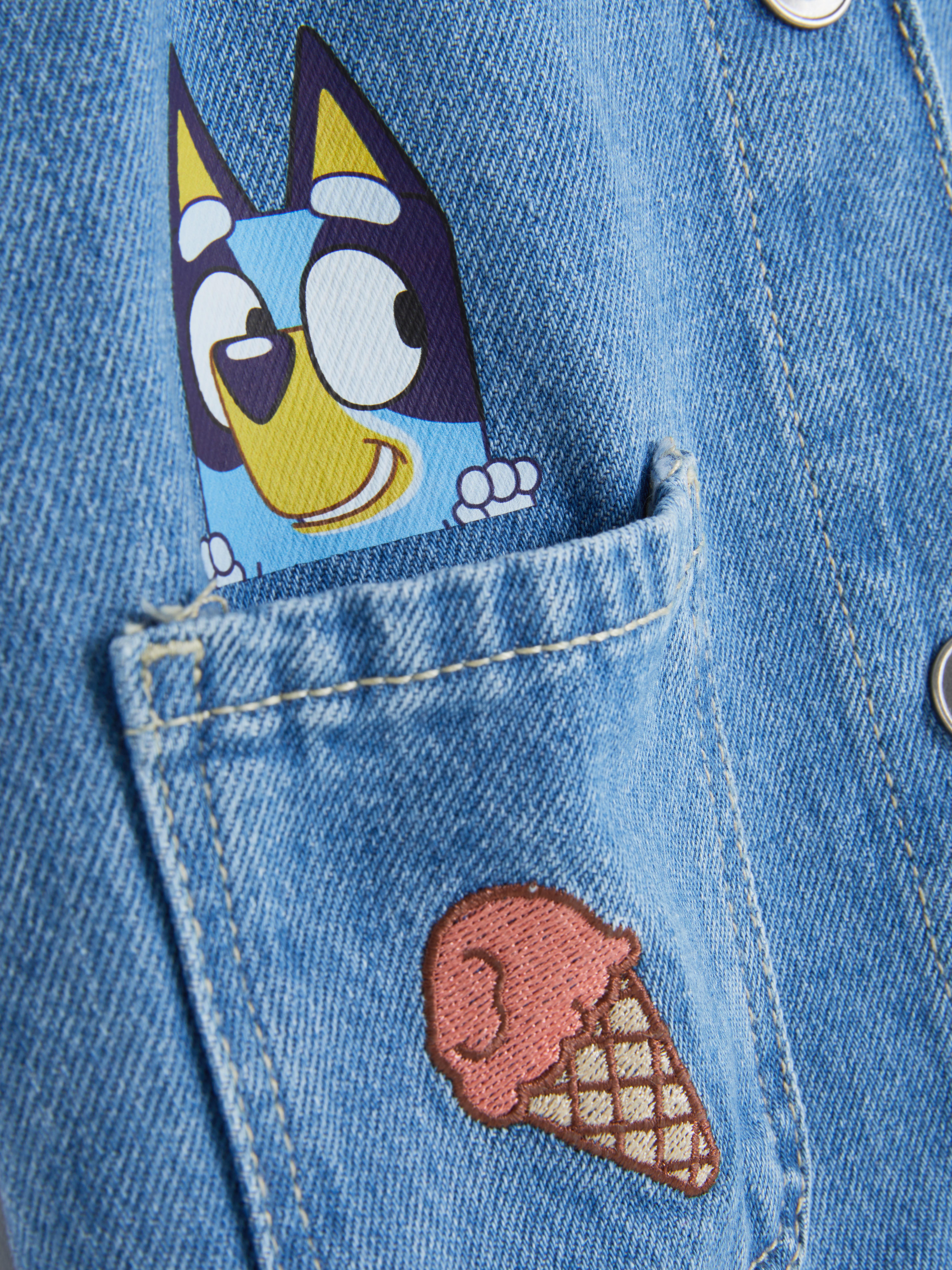 1,5-7 ani | Sarafan din denim Bluey