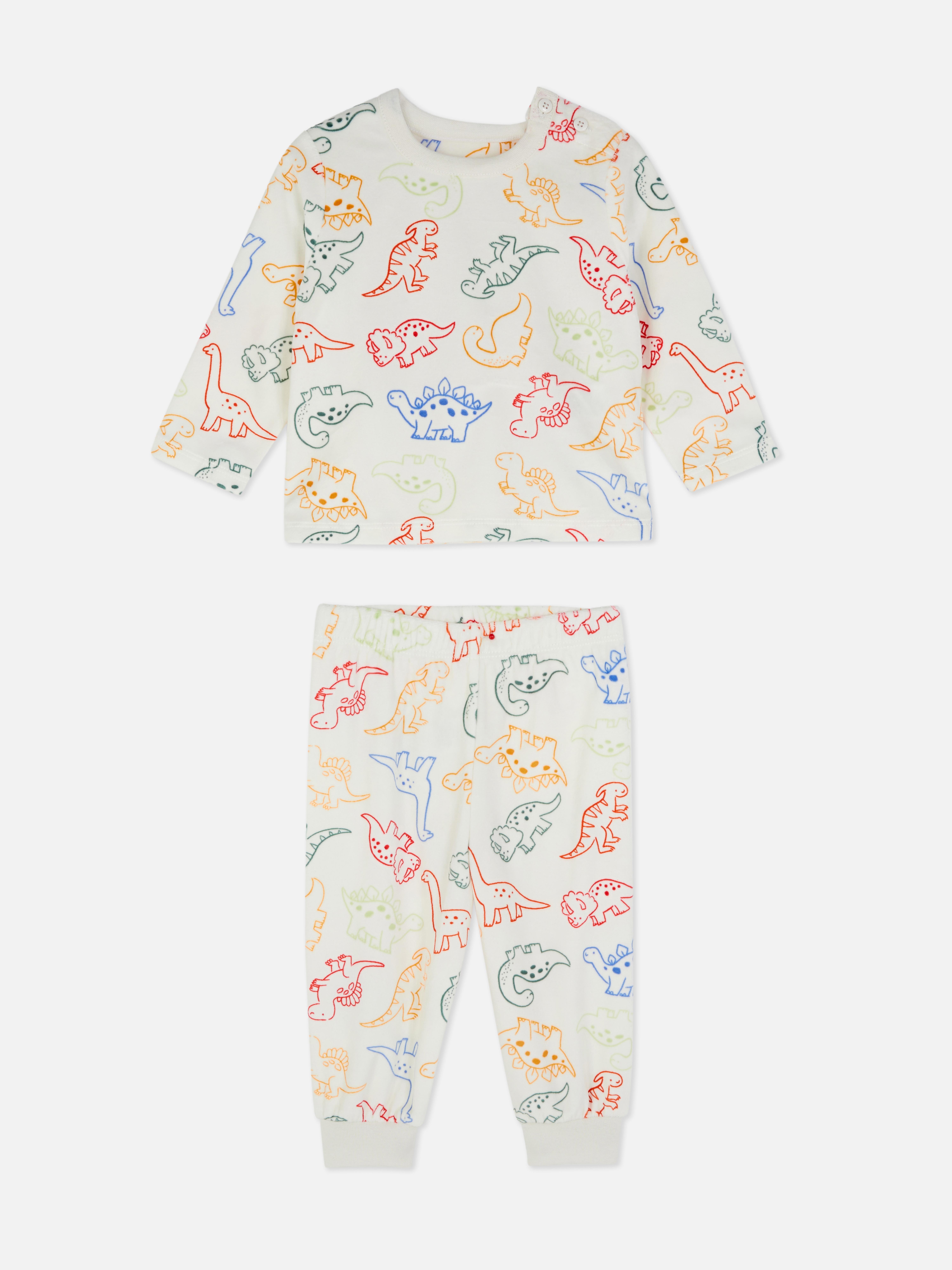 6-36 maanden | Warme pyjama met print