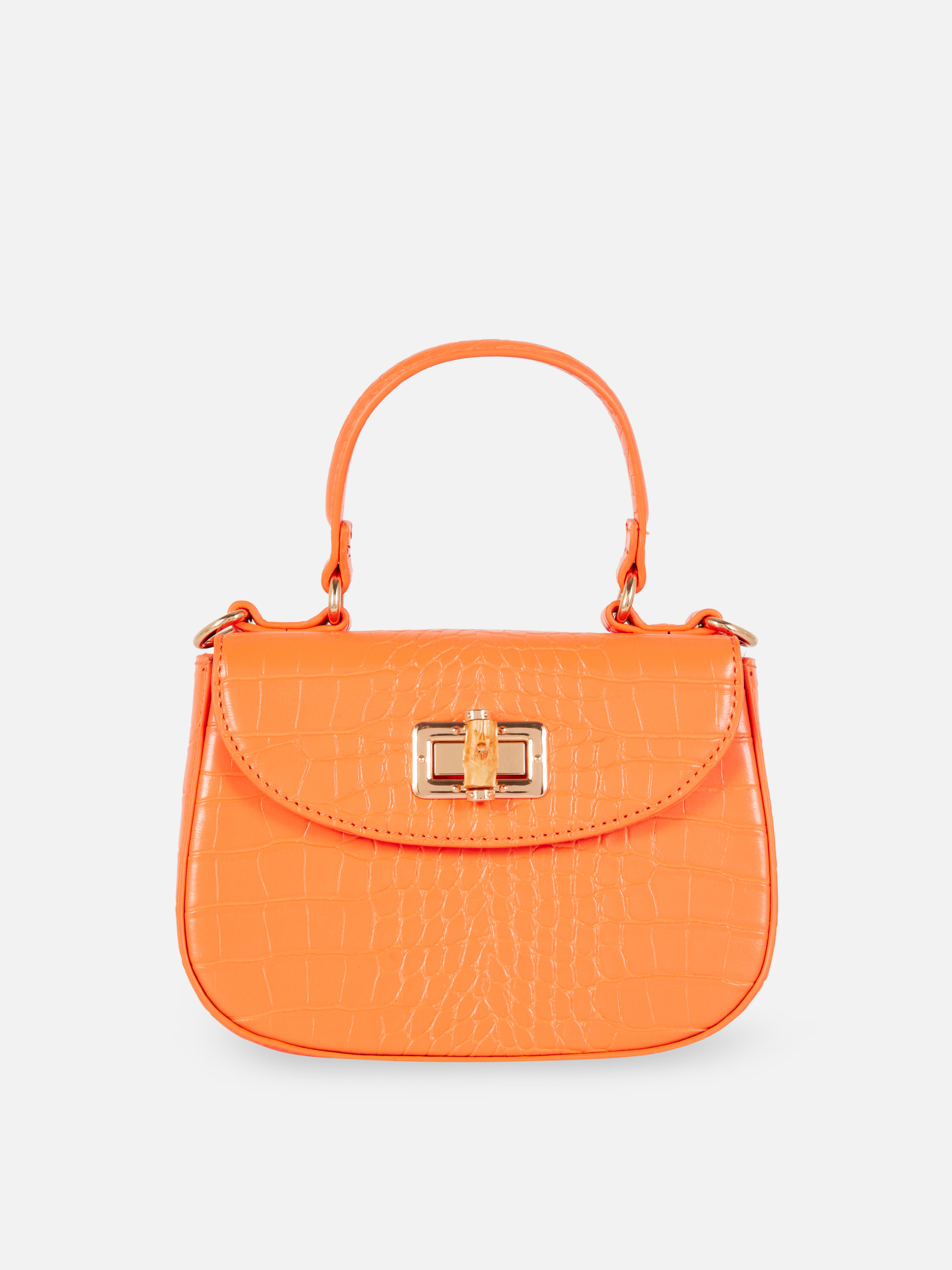 Crossbody kabelka z imitace krokodýlí kůže