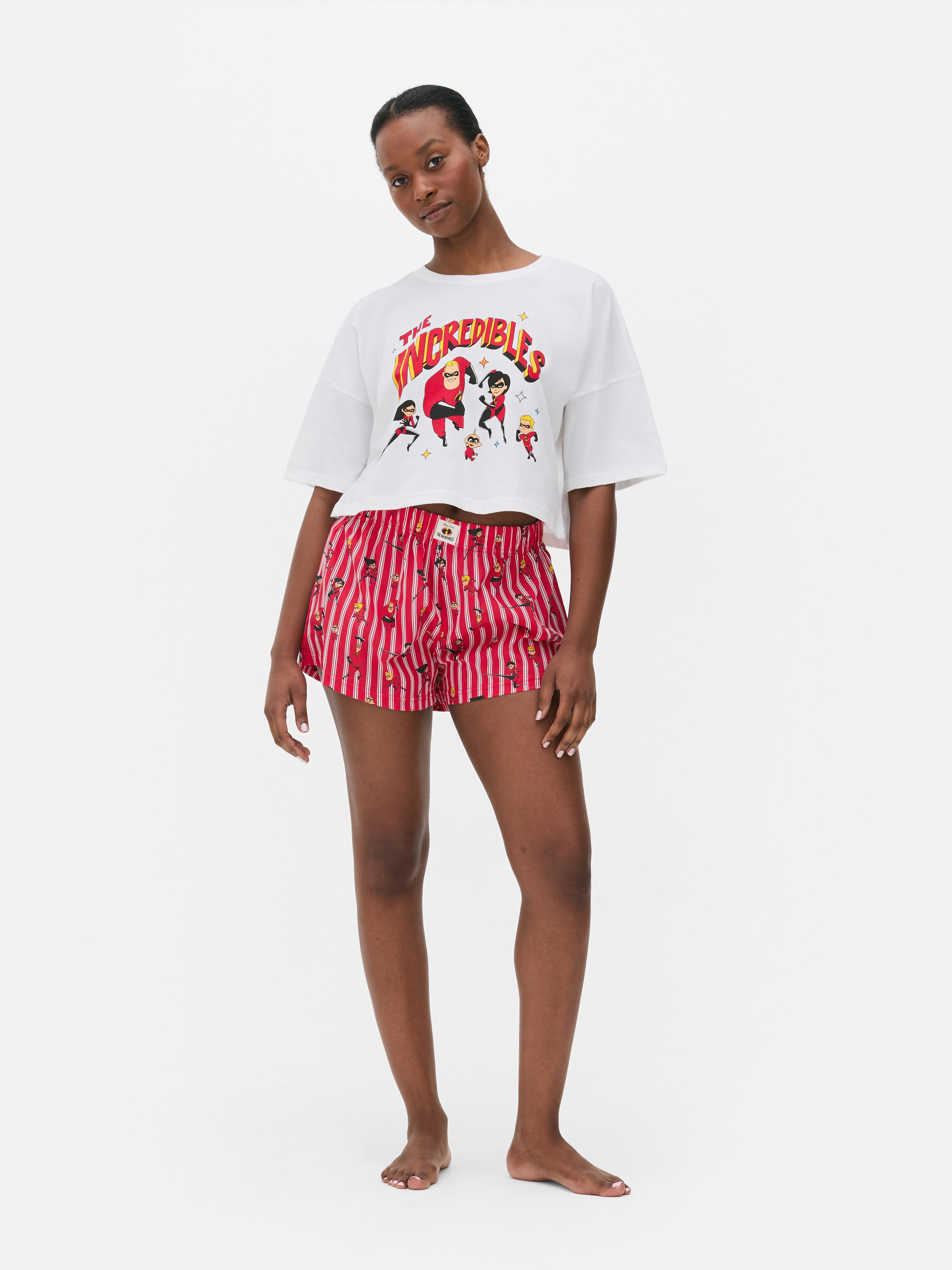 Disney Pixar’s The Incredibles Printed Cotton Shorty Pyjamas