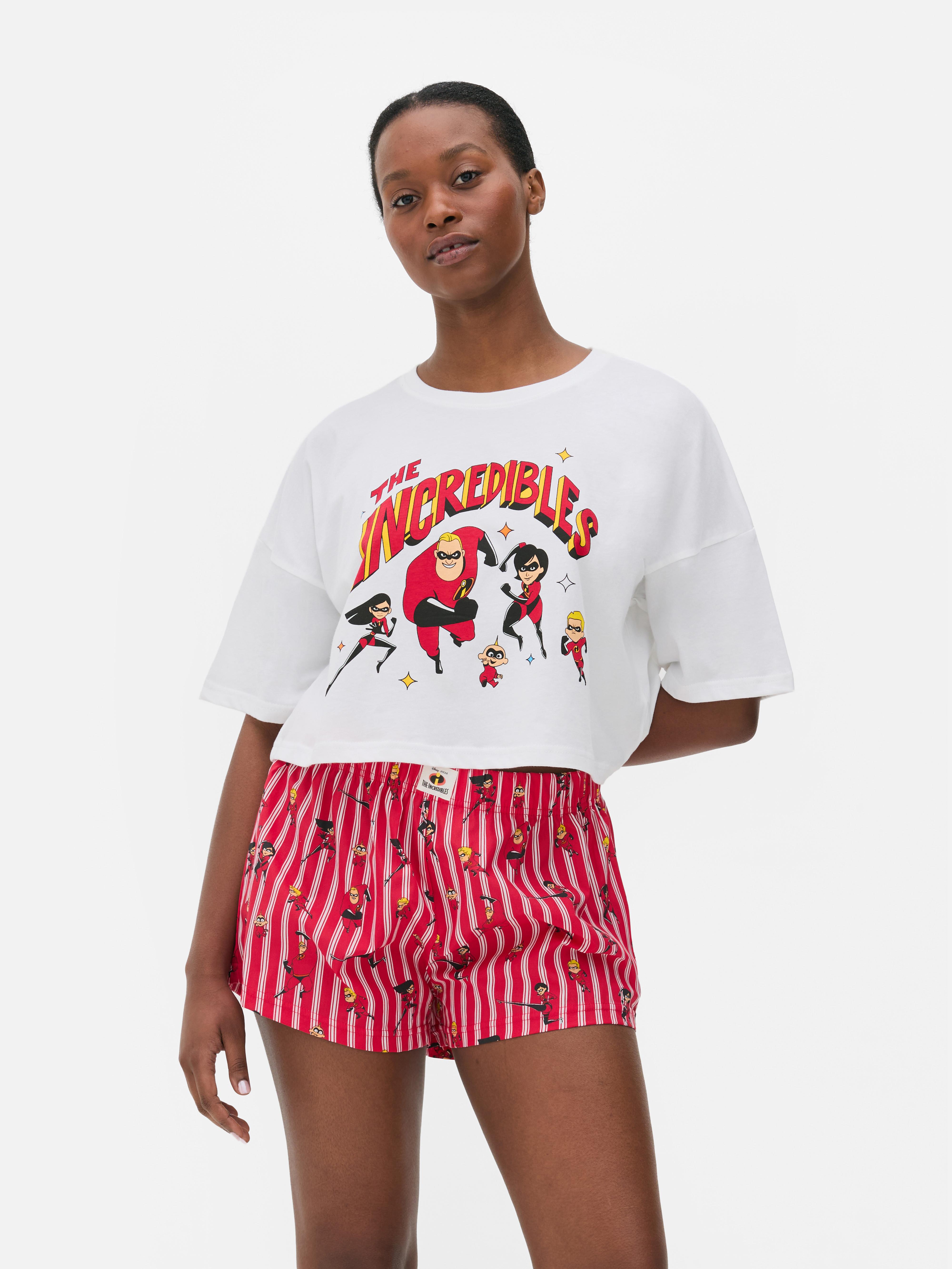 Disney Pixar’s The Incredibles Printed Cotton Shorty Pyjamas